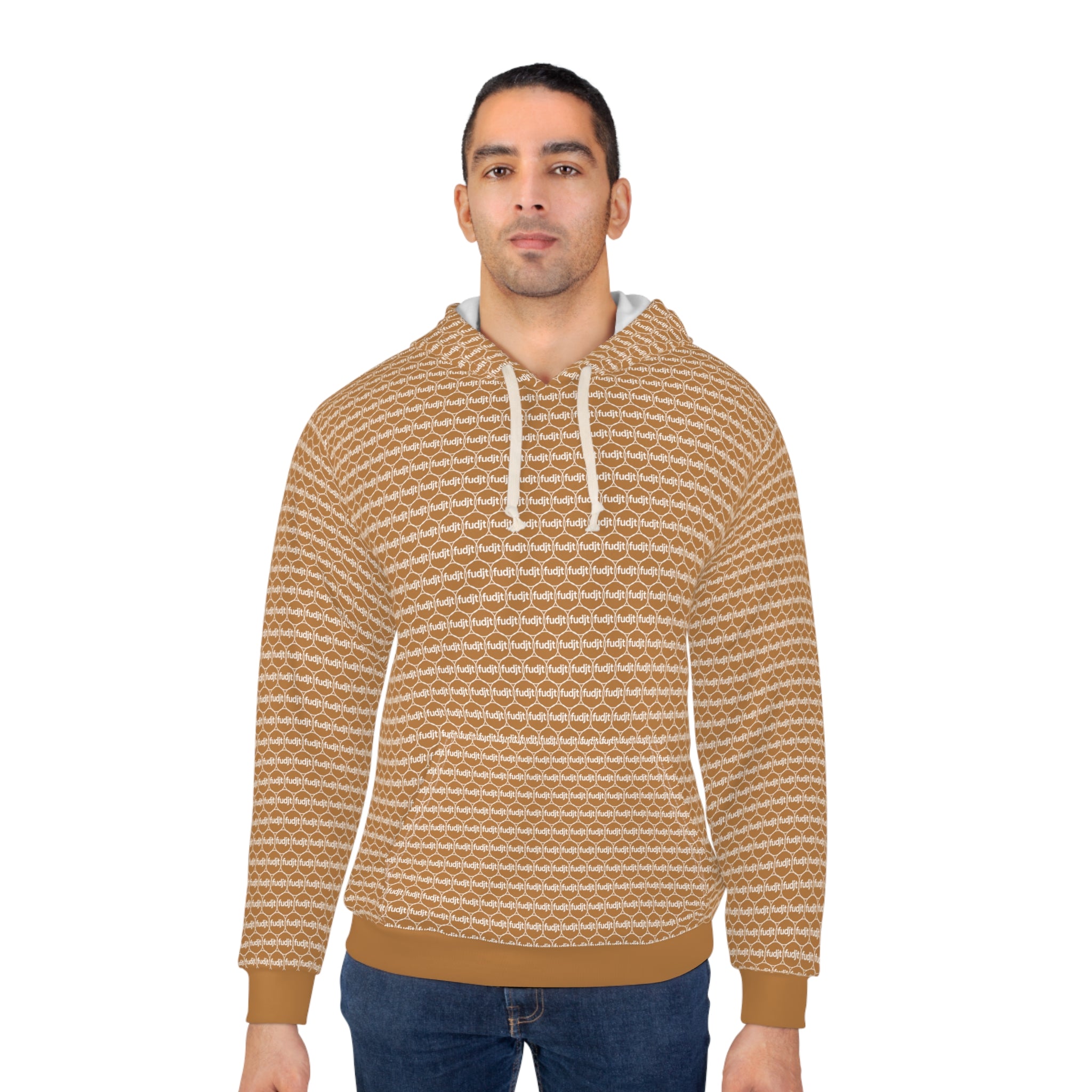Light Brown fudjt Unbroken Chain Hoodie | All Over 1.25