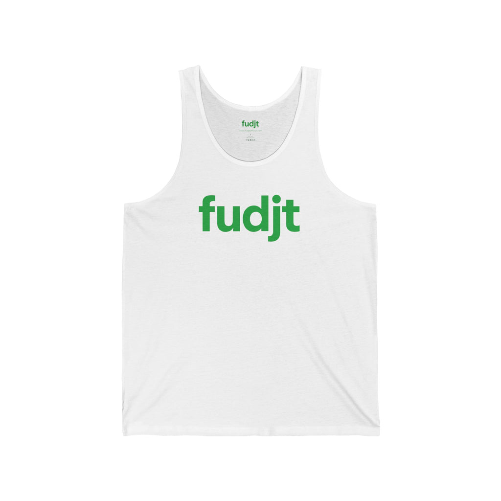 Green fudjt logo - Unisex Jersey Tank | 6 Colors