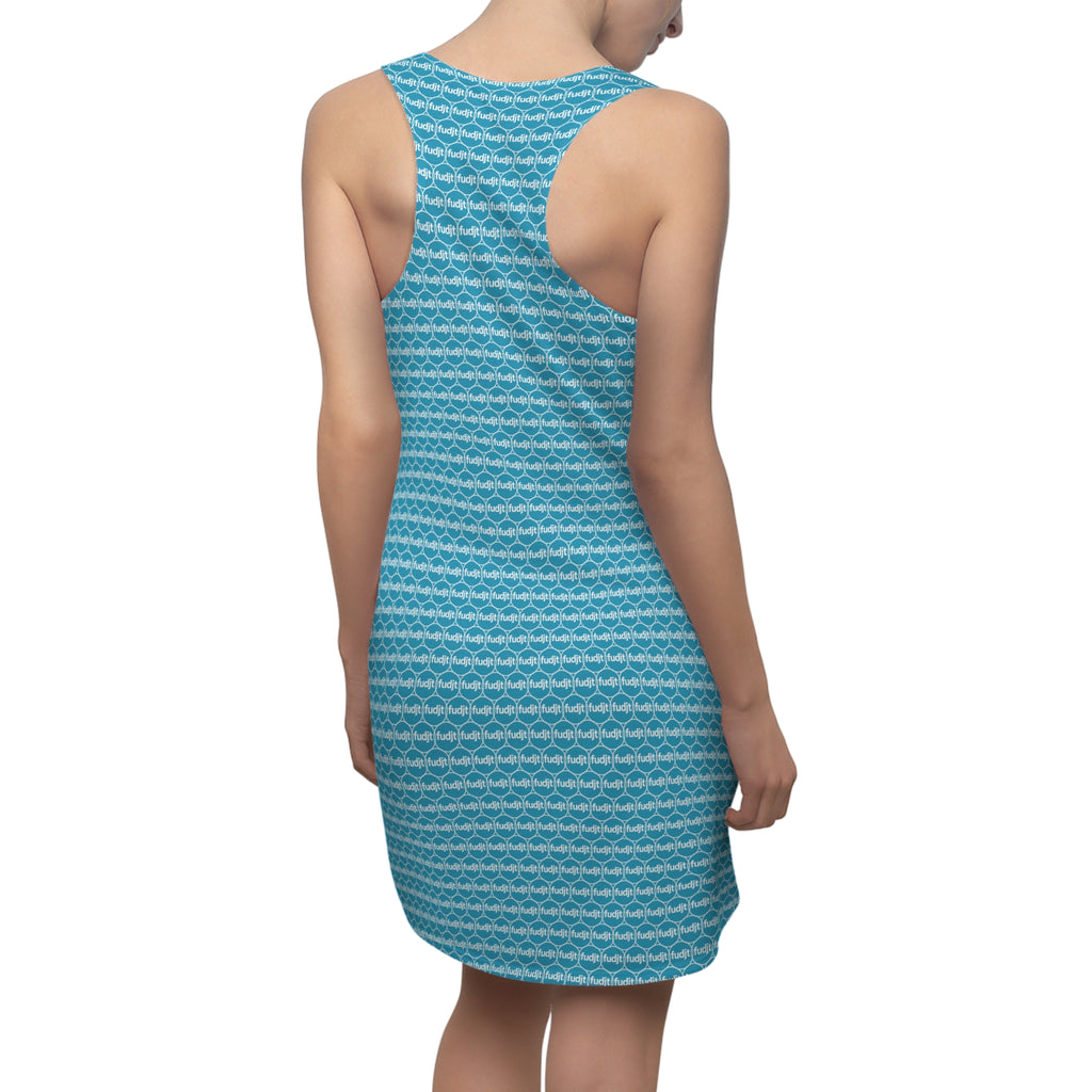 Turquoise fudjt Unbroken Chain 1.25 Chic Racerback Dress