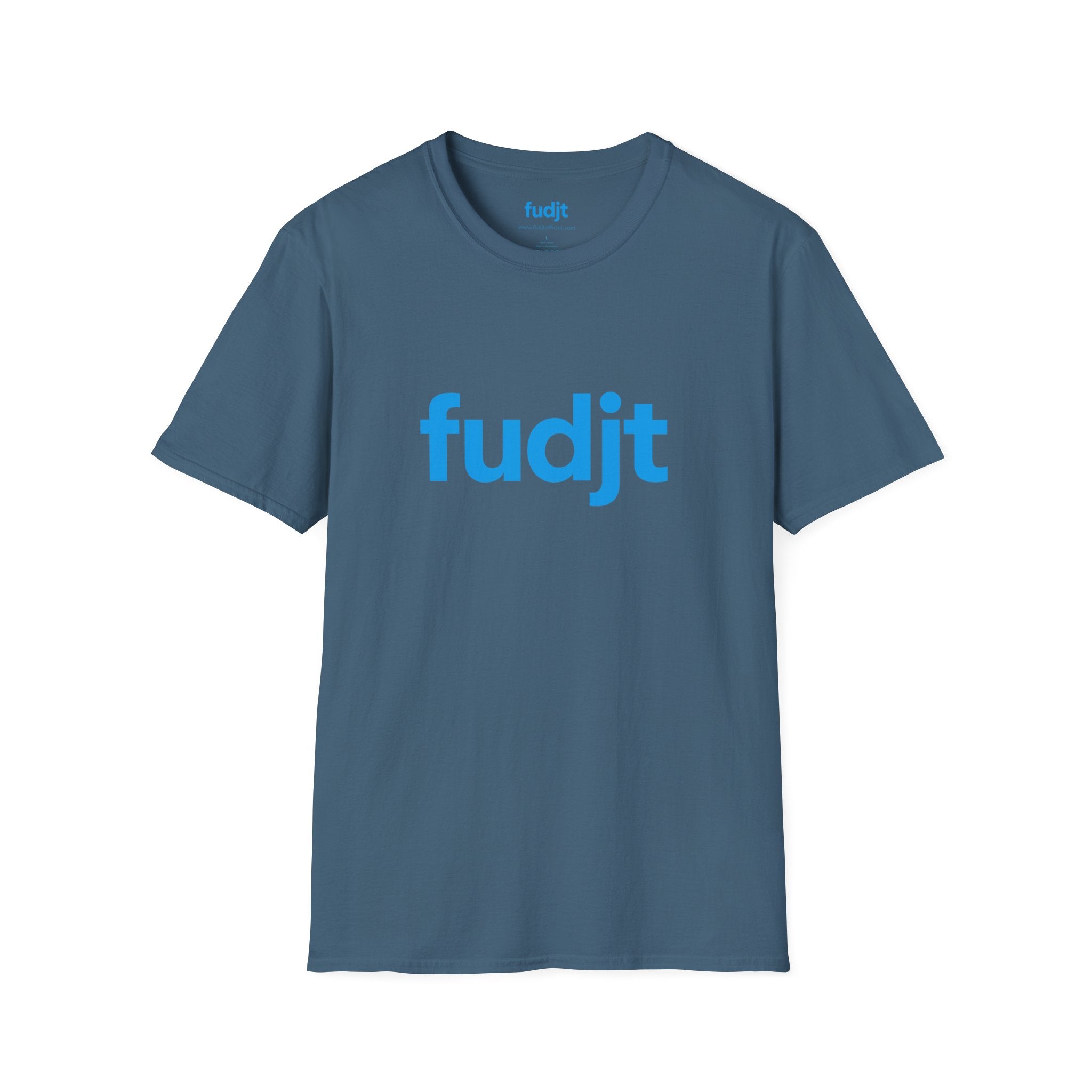fudjt Everyday Style Turquoise logo Tee | 14 Colors