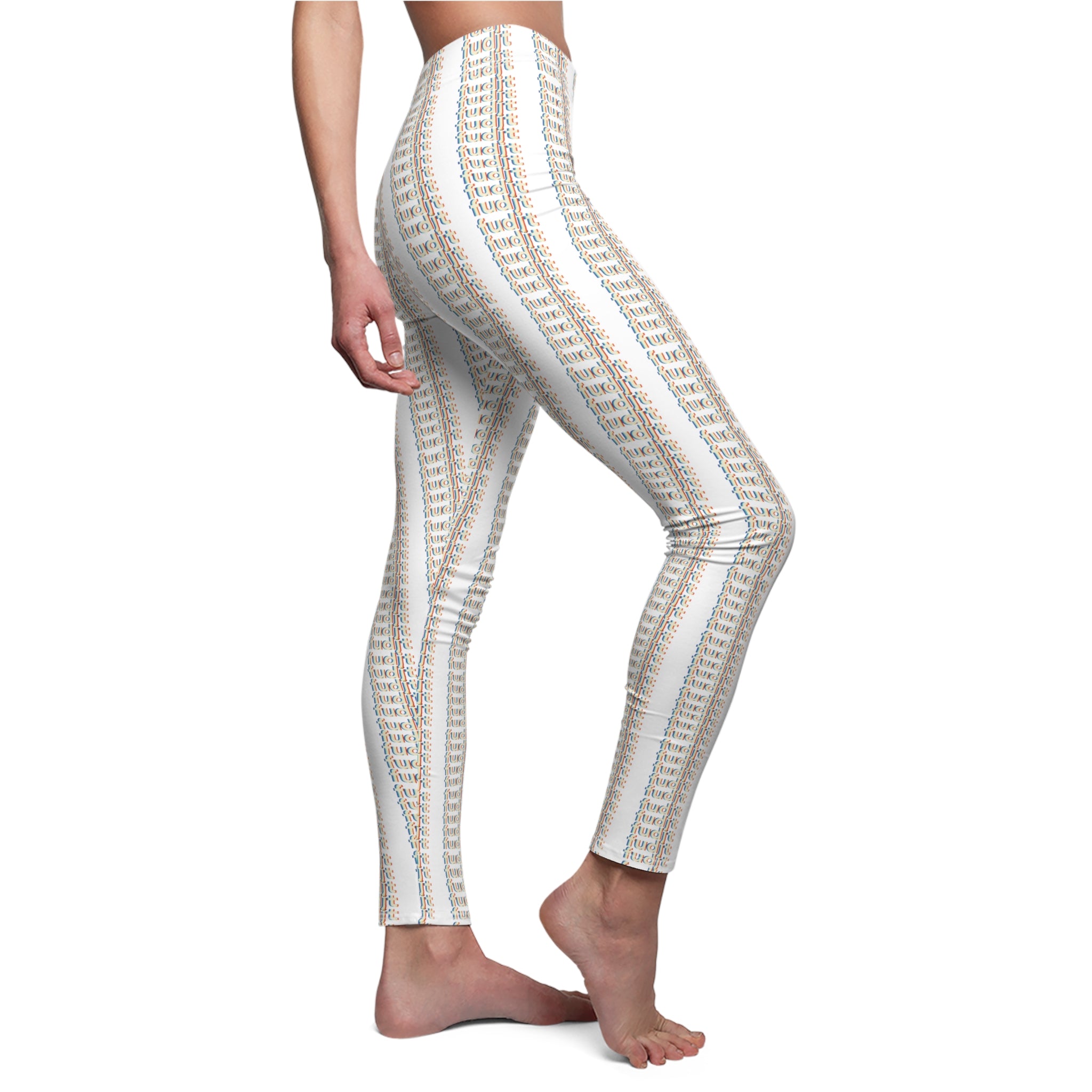 White fudjt Blindside 2.5 Leggings
