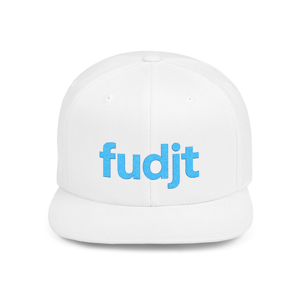 Stylish Flat Bill Snapback Turquoise fudjt Streetwear Logo Cap | 12 Colors