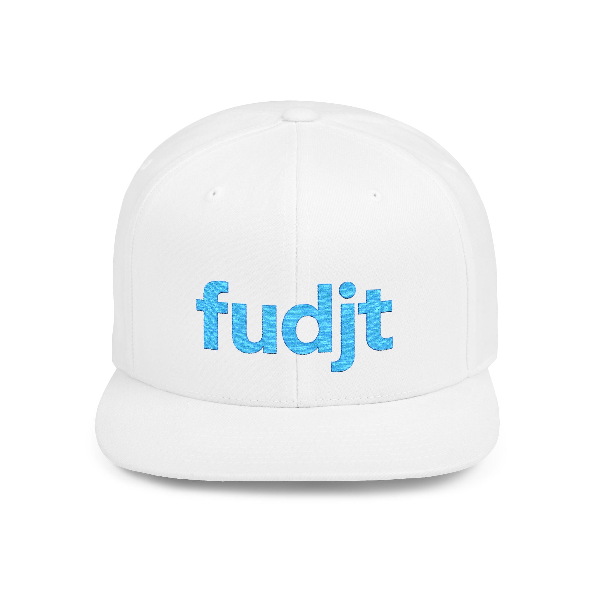 Stylish Flat Bill Snapback Turquoise fudjt Streetwear Logo Cap | 12 Colors
