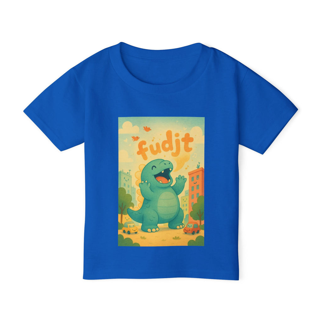 fudjt Toddler Tee with Dino Joy Design | 6 Colors