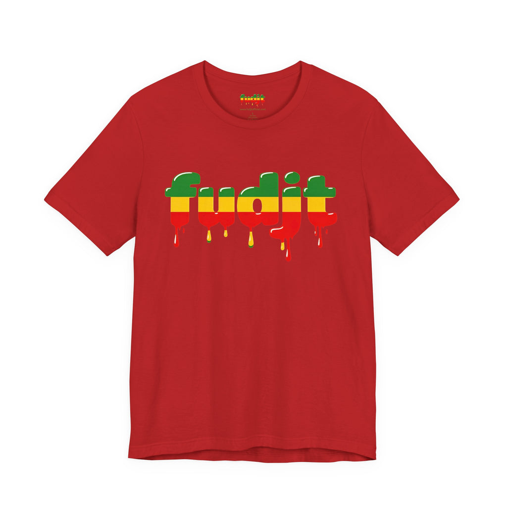 fudit Drip Logo Tee (Rasta Colors)