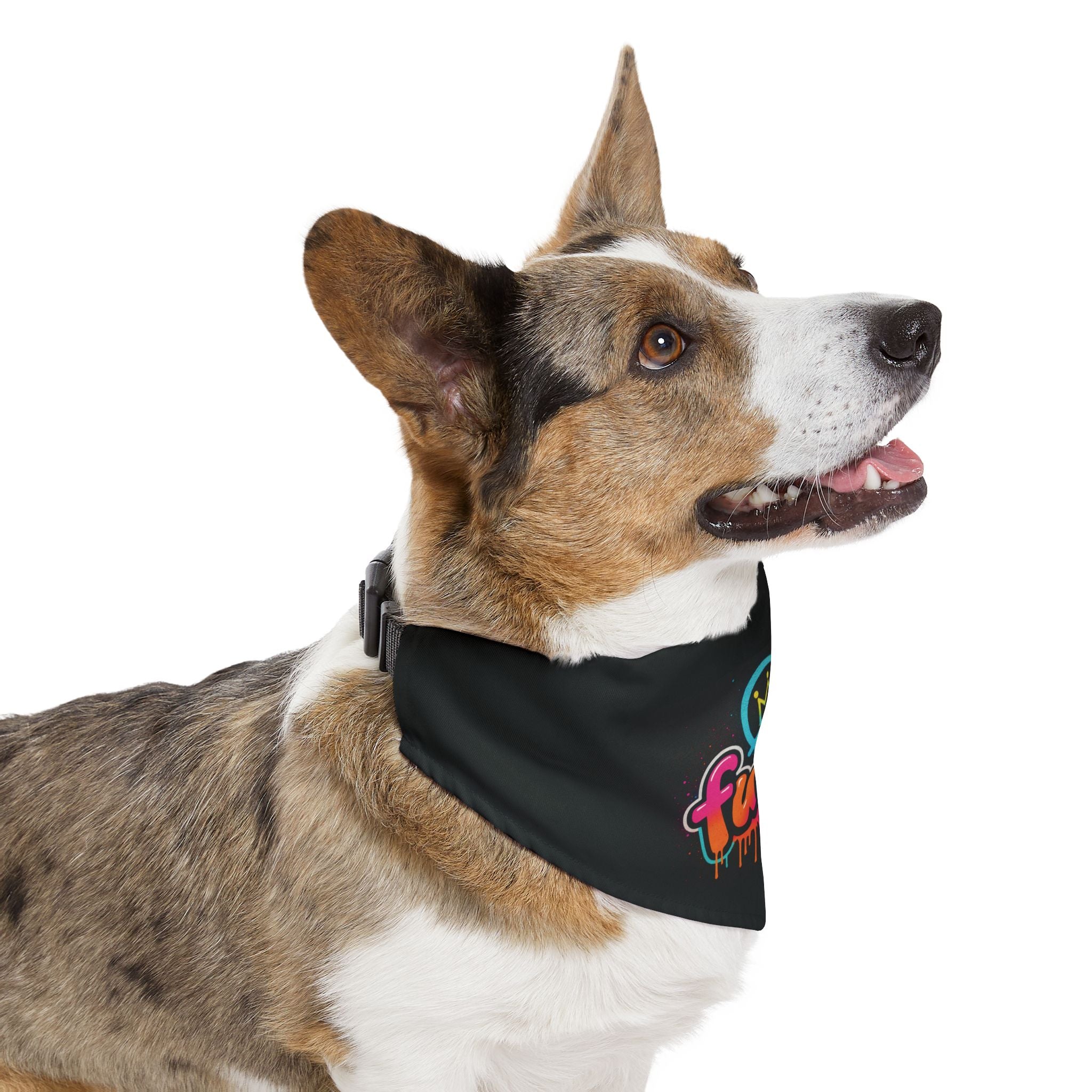 fudjt No Kings Clown Town Bandana Collar for Dogs, Cats & More | 4 Sizes