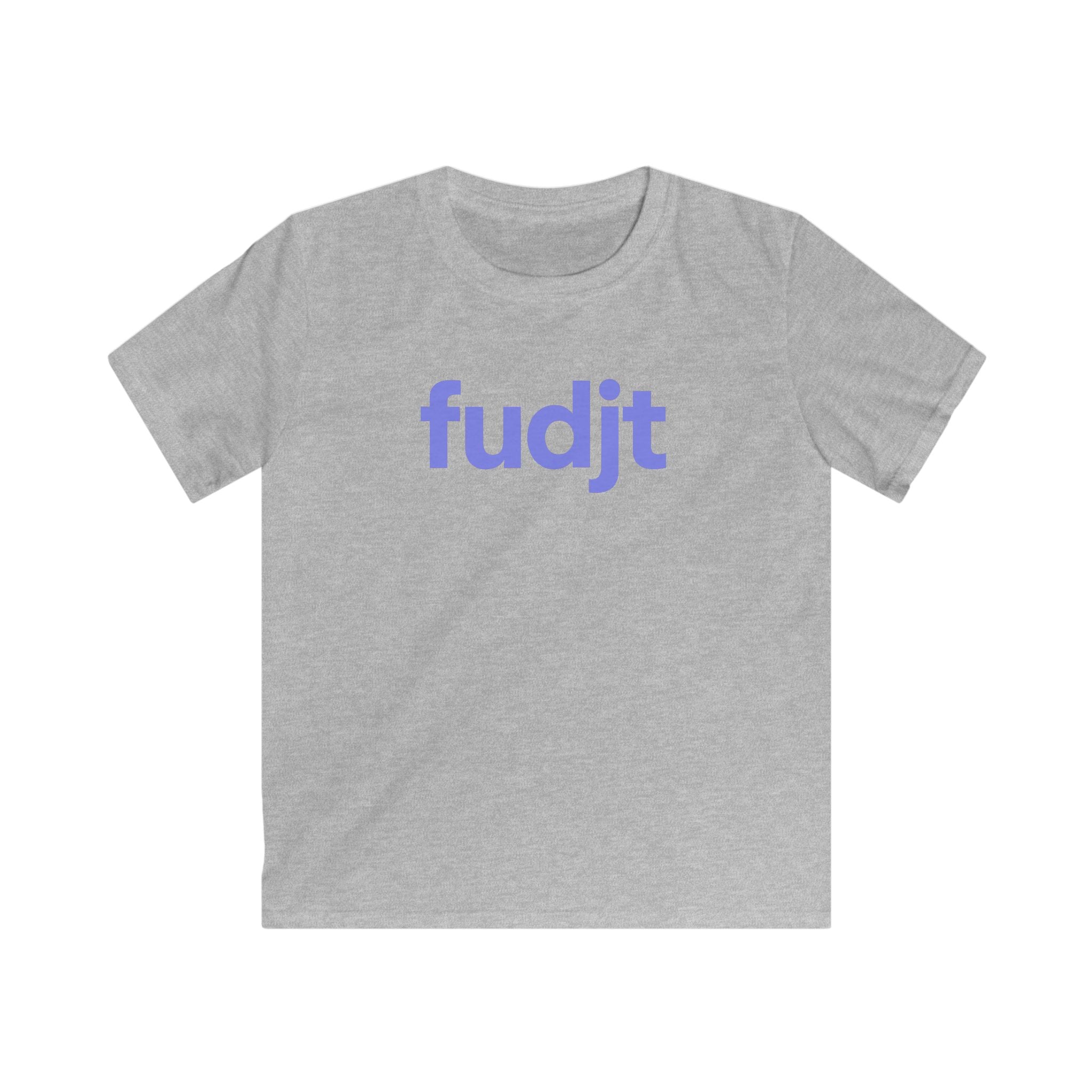 Trendy Kids Cool Light Blue fudjt Logo Tee | 5 Colors