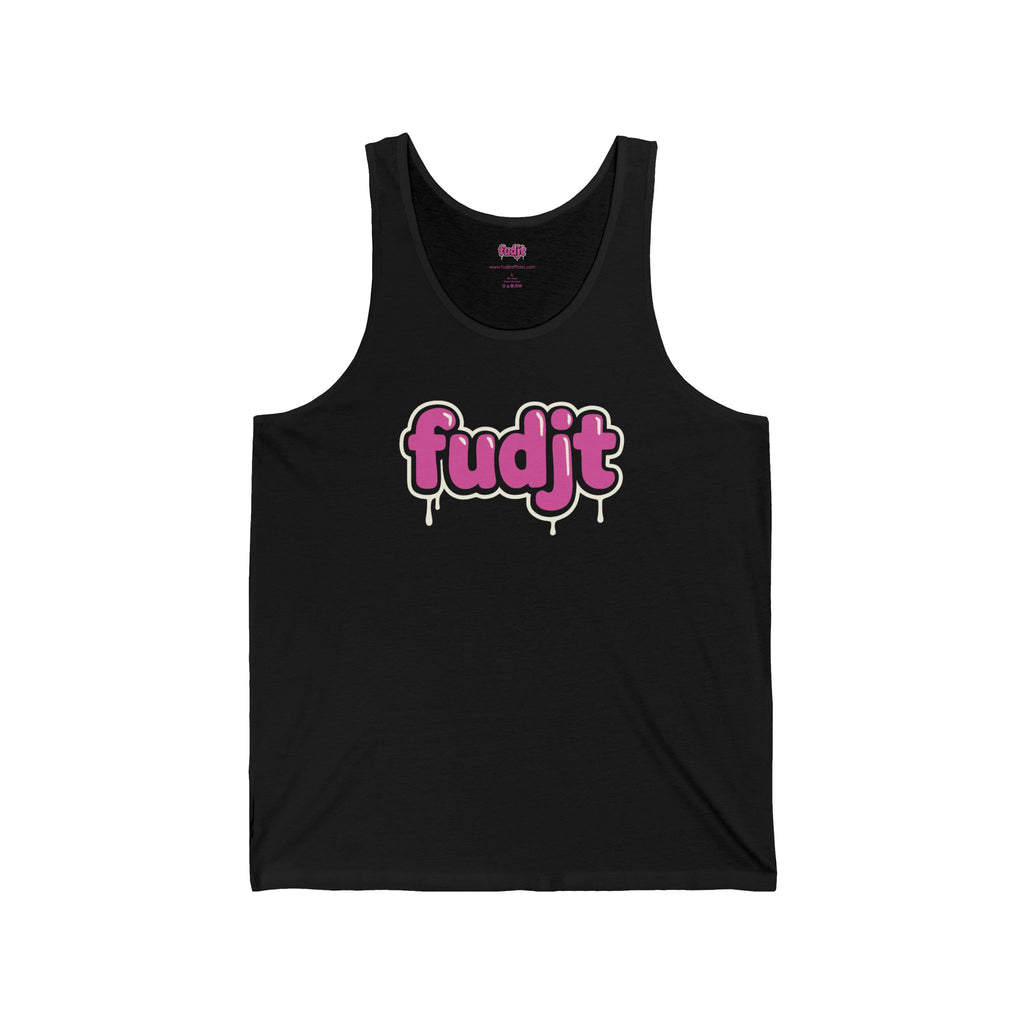 Pink Drip fudjt Unisex Jersey Tank | 3 Colors