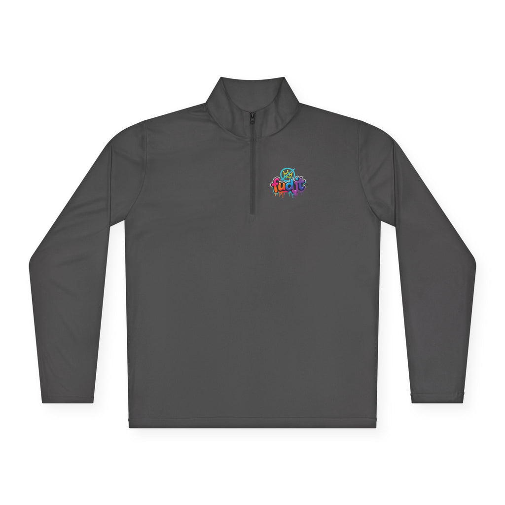 fudjt No Kings Clown Town Quarter-Zip Performance Pullover | 5 Colors