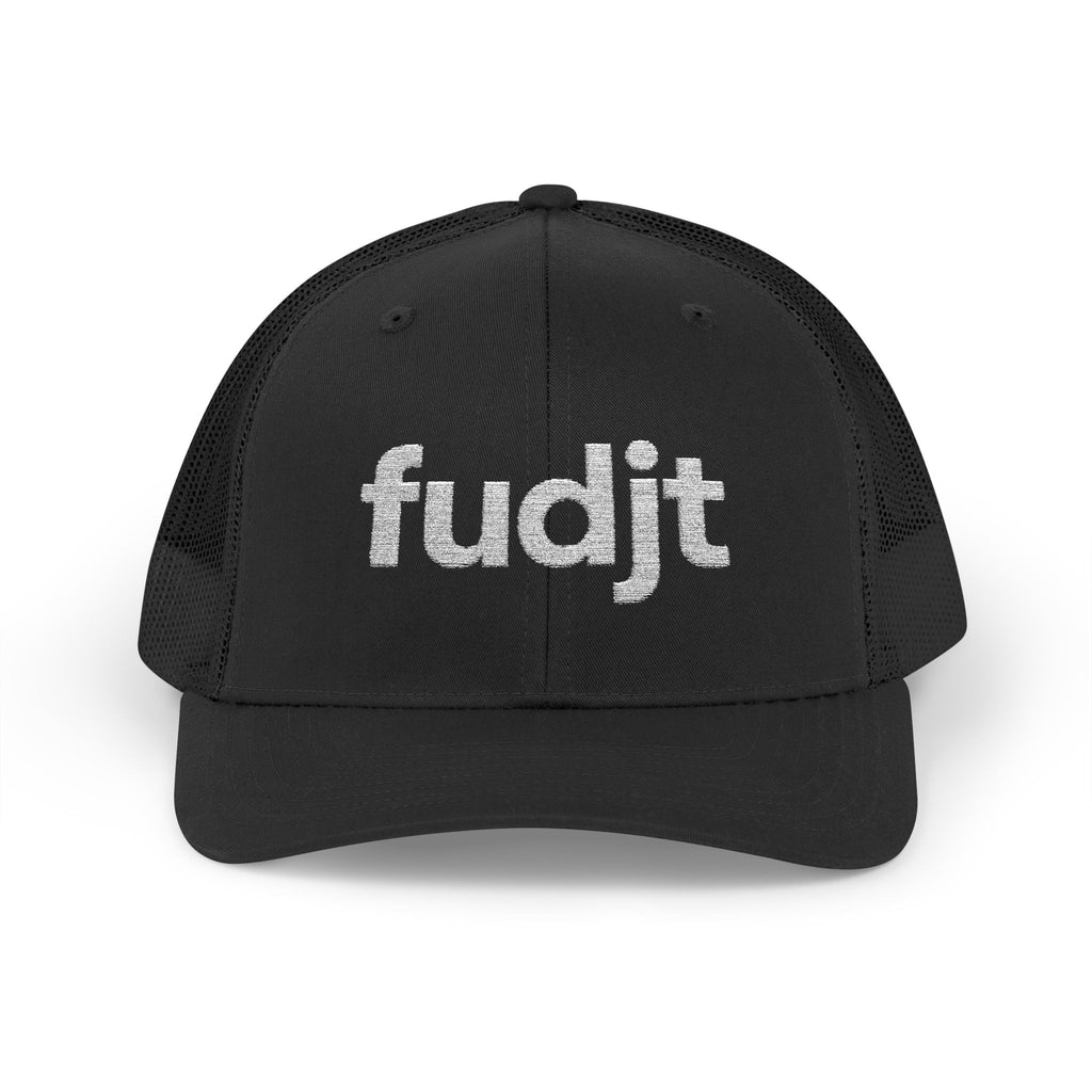 White fudjt logo Snapback Trucker Cap | 6 Colors
