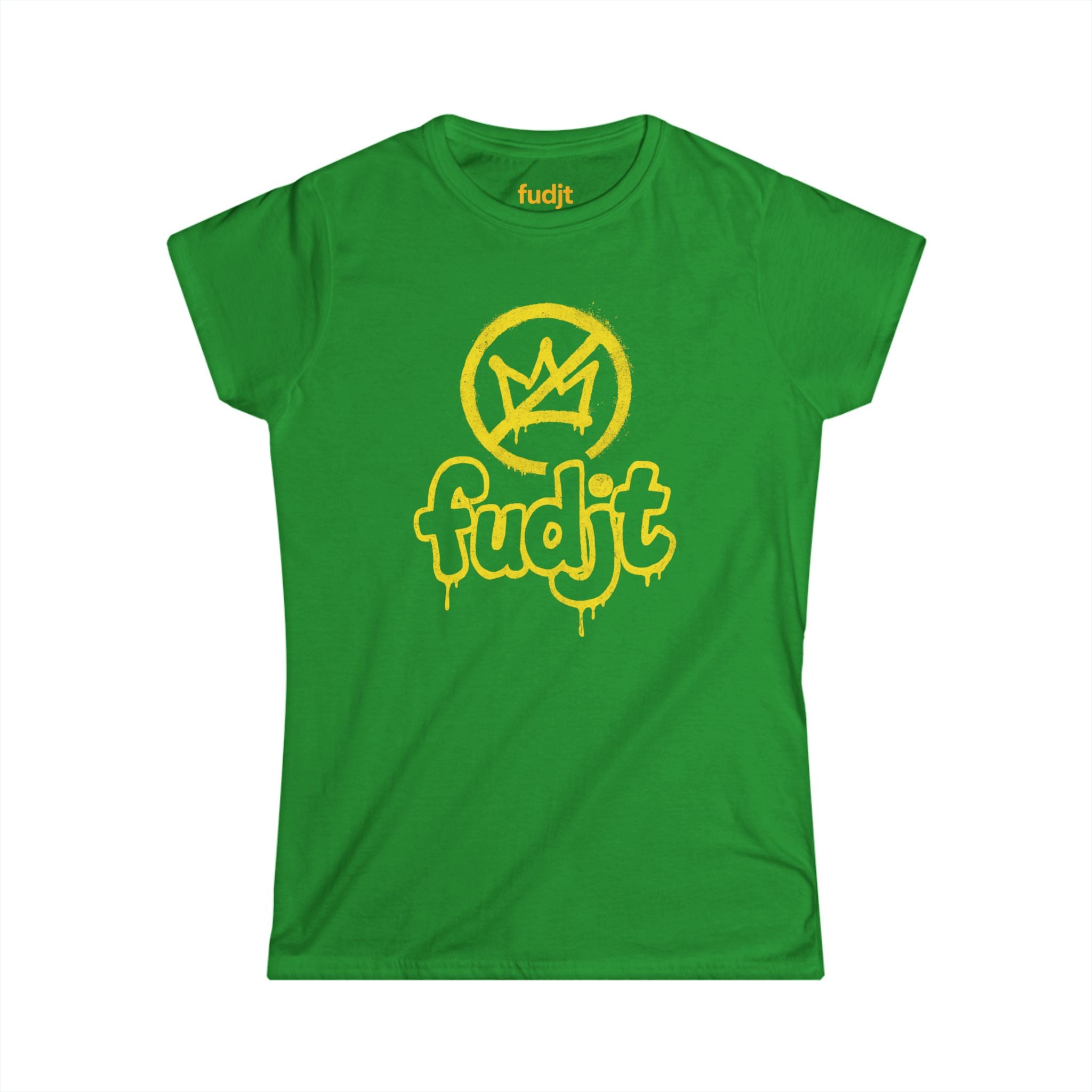 Women's Golden fudjt No Kings Comfy Stylie Tee | 11 Colors