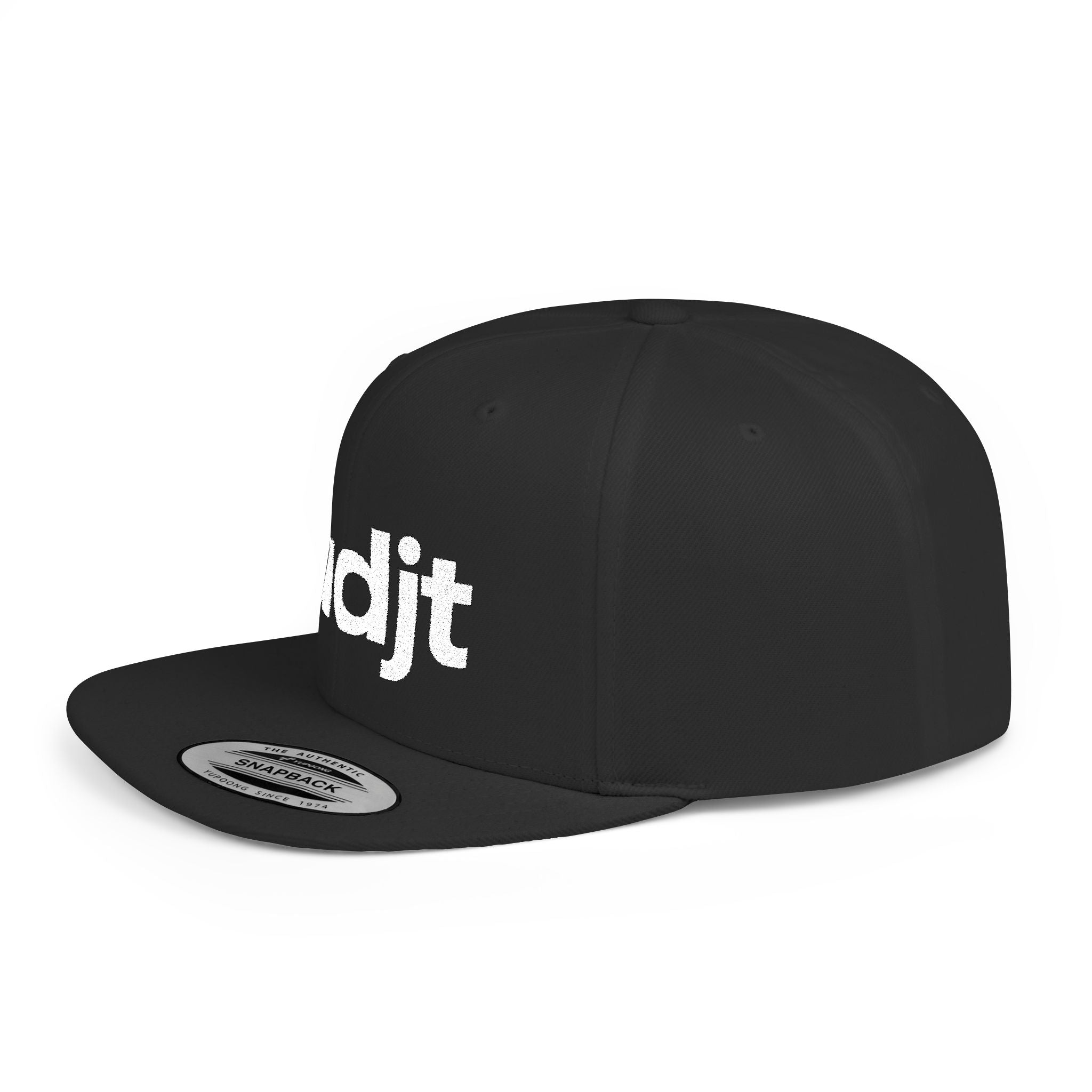 Stylish Flat Bill Snapback White fudjt Streetwear Logo Cap | 12 Colors