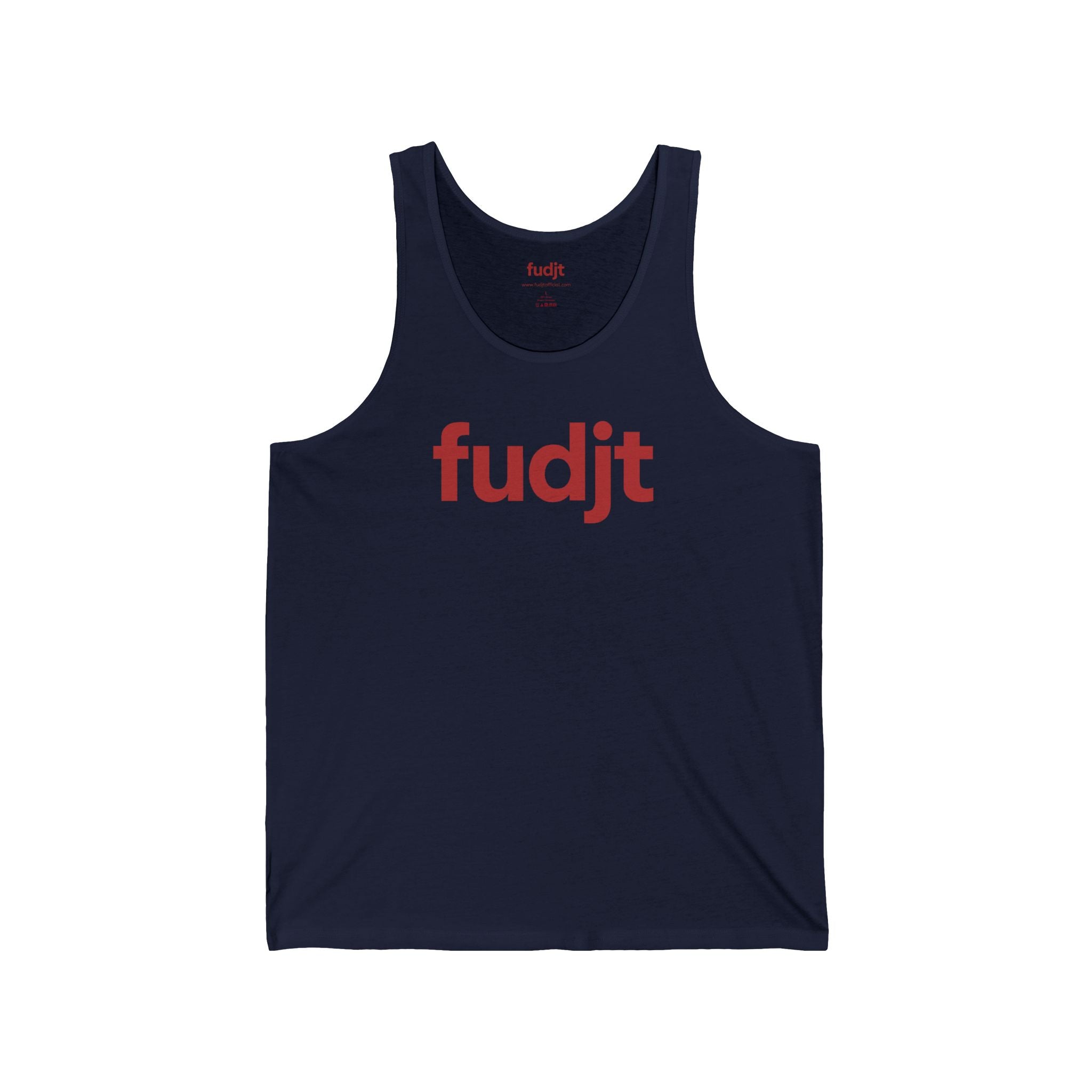 Red fudjt logo - Unisex Jersey Tank | 5 Colors