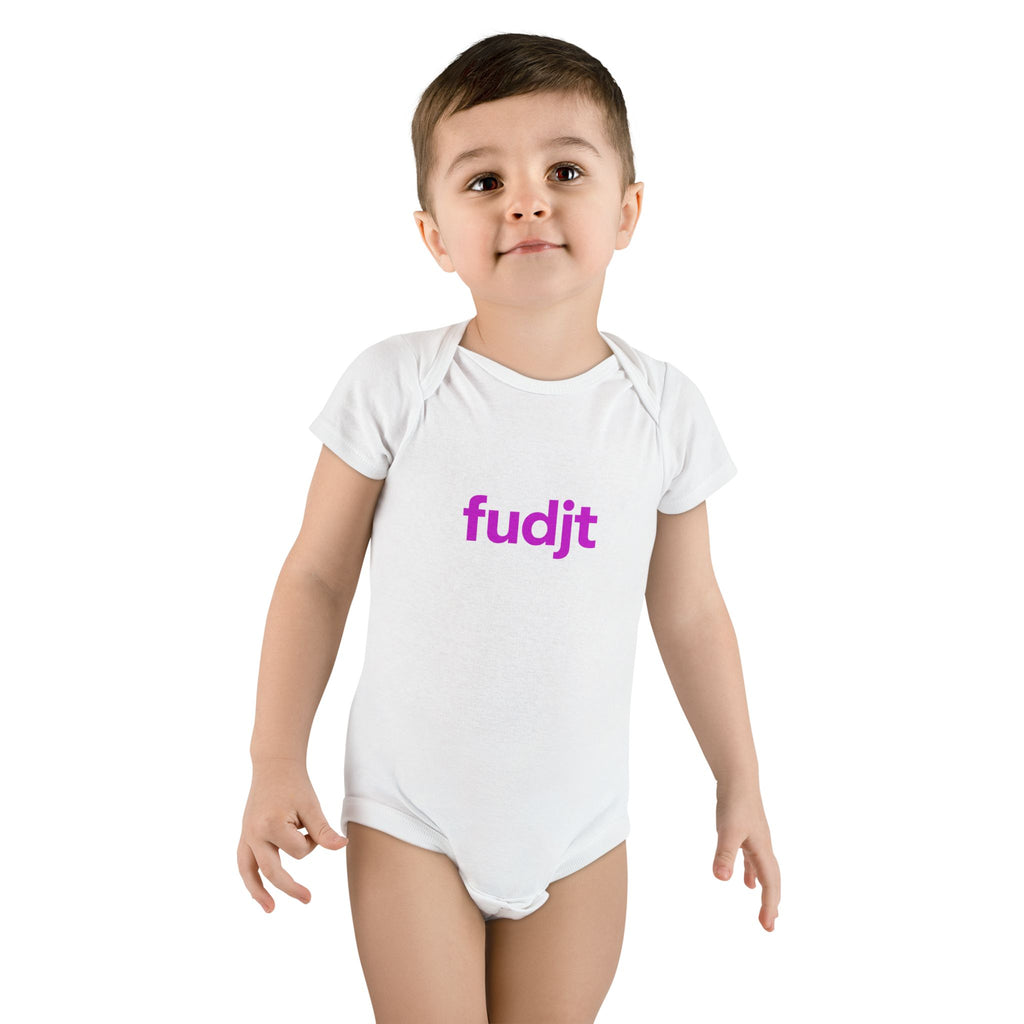 Plum fudjt Logo Baby Onesie | 4 Colors