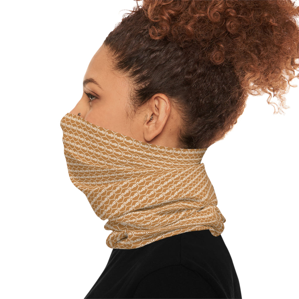 Light Brown fudjt Unbroken Chain .5 Neck Gaiter