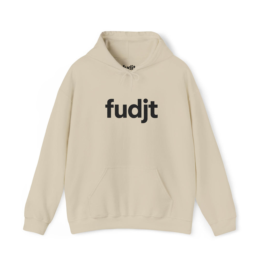 Black fudjt Embroidered Heavy Blend Hooded Sweatshirt | 15 Colors | Stand For Something.