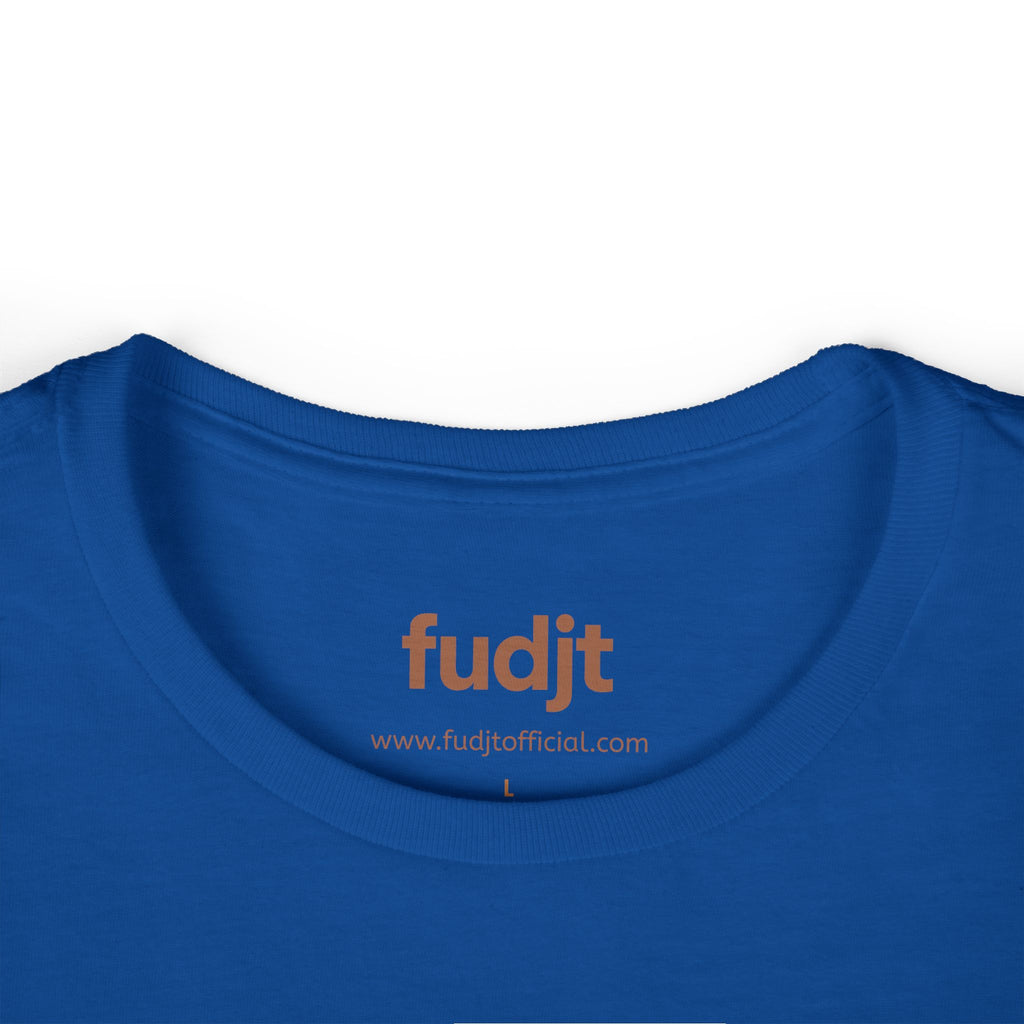 Women's Brown fudjt logo Comfy Stylie Tee | 12 Colors