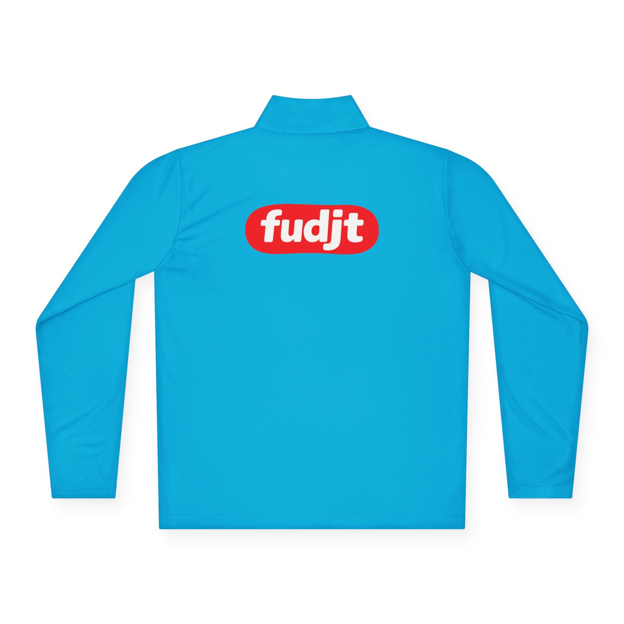 fudjt Anti-Supremacy Red Badge Quarter-Zip Performance Pullover | Bold Backside | 7 Colors