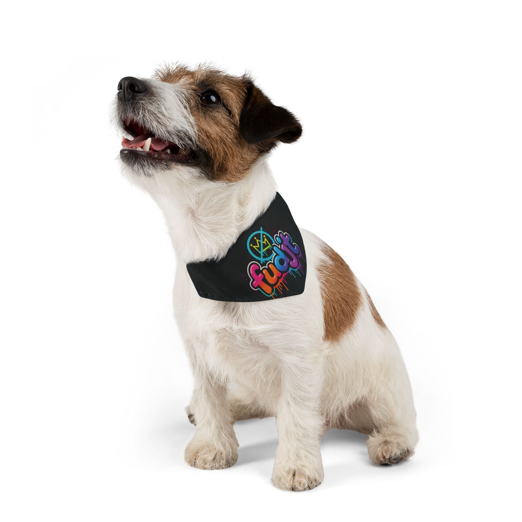 fudjt No Kings Clown Town Bandana Collar for Dogs, Cats & More | 4 Sizes