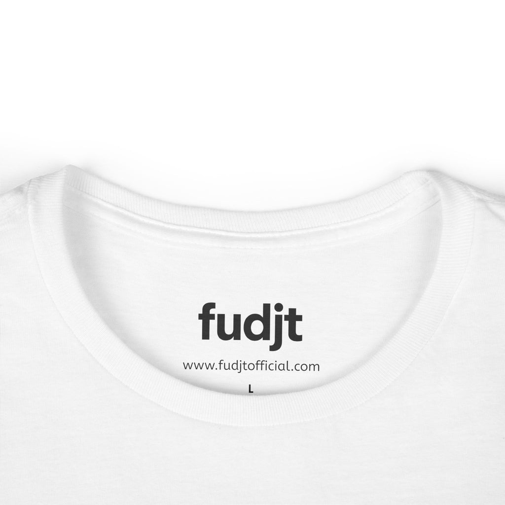 Women's Black fudjt logo Comfy Stylie Tee | 12 Colors