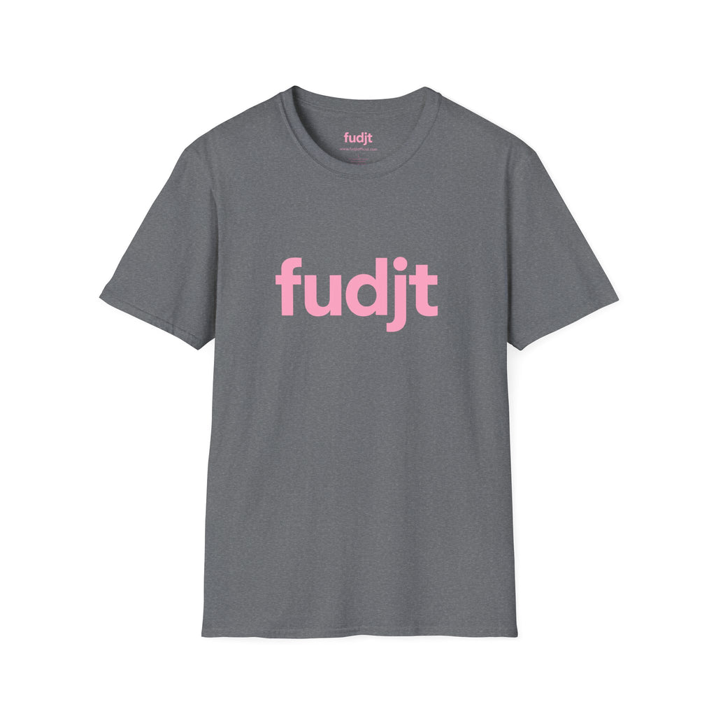 fudjt Everyday Style Pink logo Tee | 15 Colors