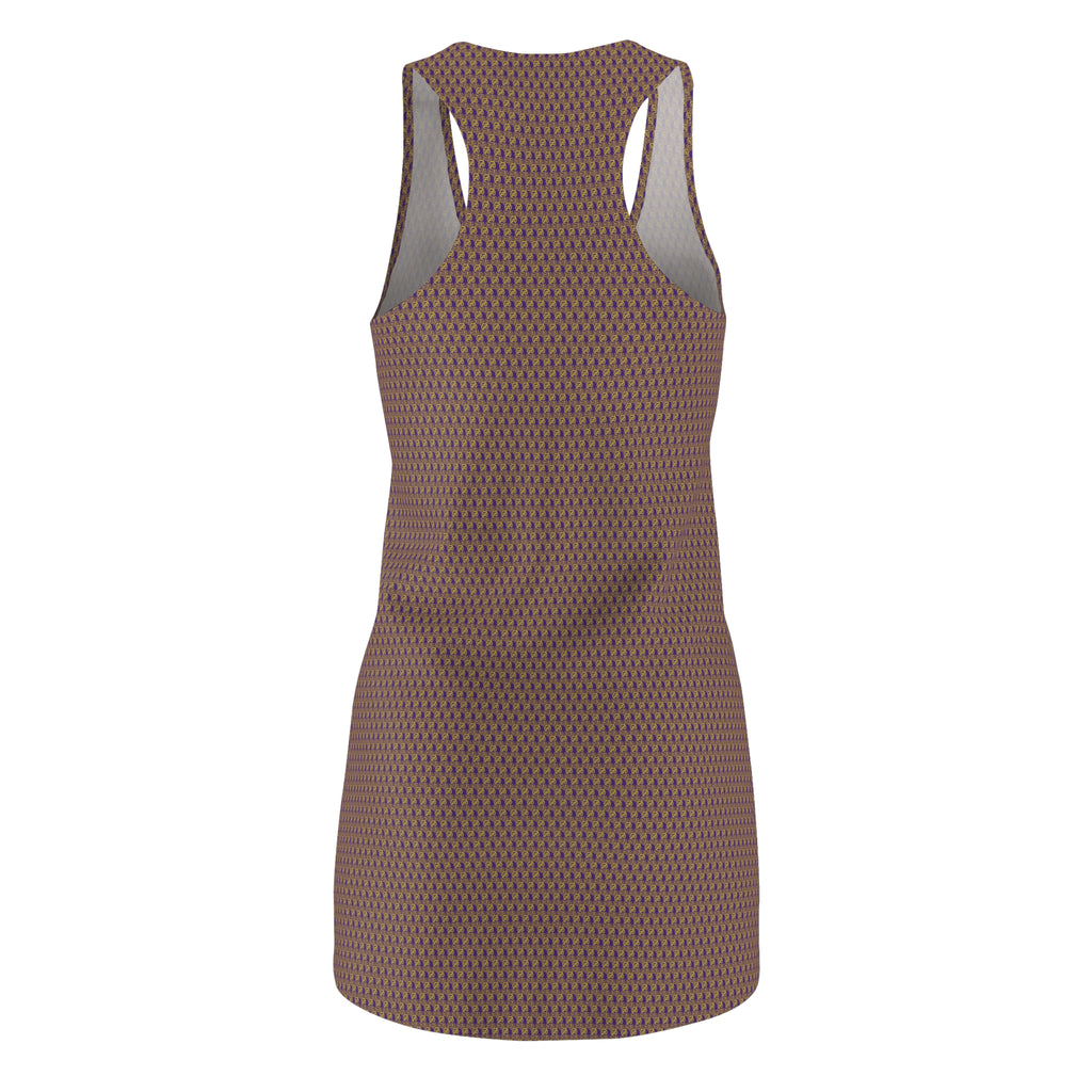 Purple Golden fudjt No Kings .5 Chic Racerback Dress