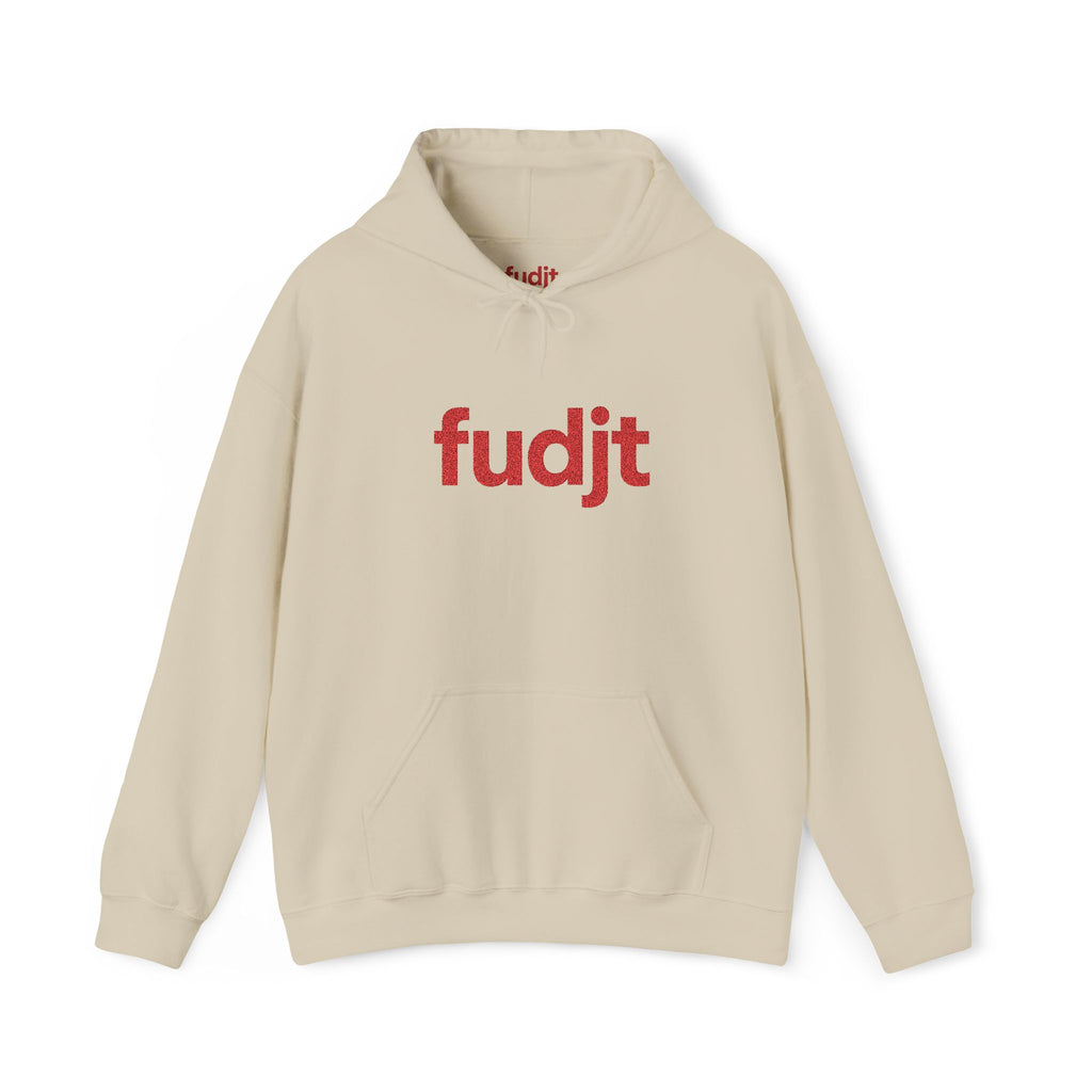 Red fudjt Embroidered Heavy Blend Hooded Sweatshirt | 15 Colors | Stand For Something.