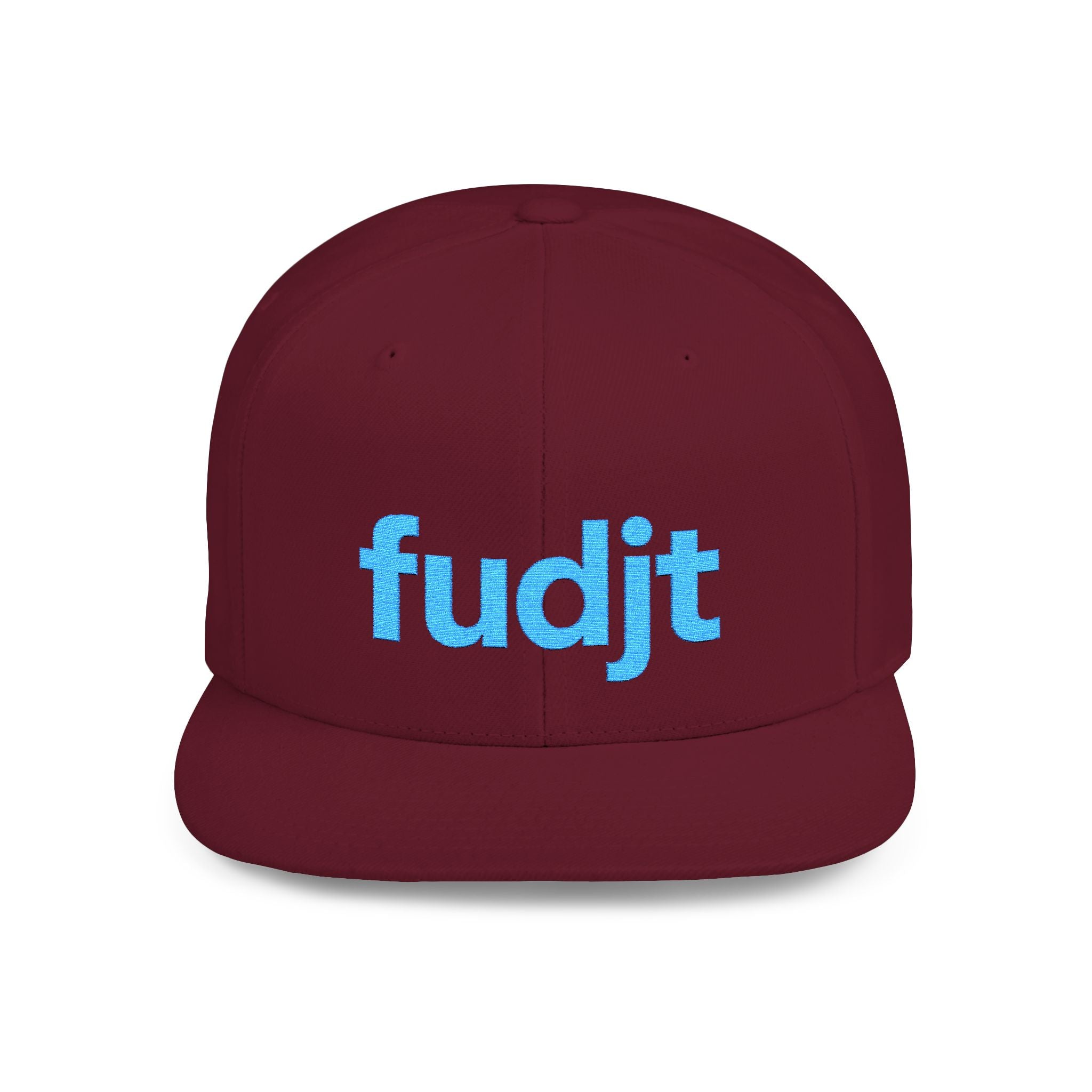 Stylish Flat Bill Snapback Turquoise fudjt Streetwear Logo Cap | 12 Colors