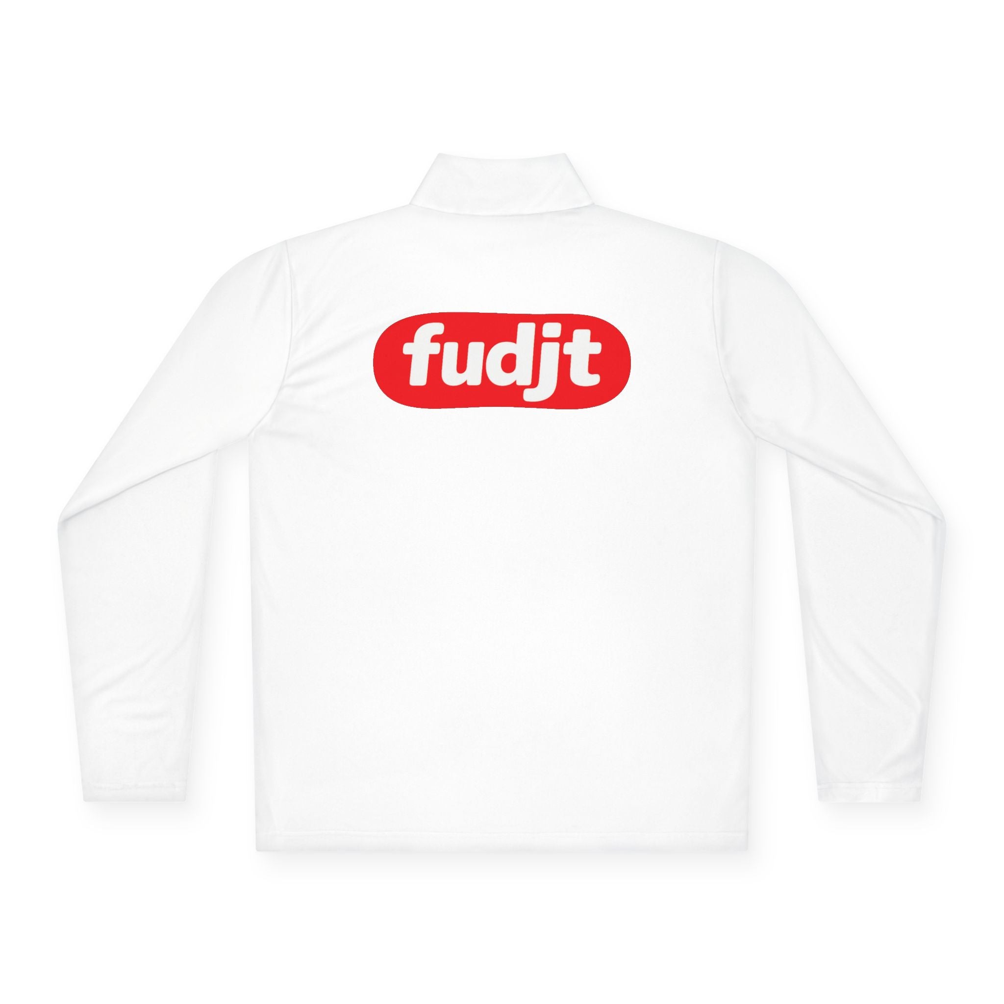 fudjt Anti-Supremacy Red Badge Quarter-Zip Performance Pullover | Bold Backside | 7 Colors