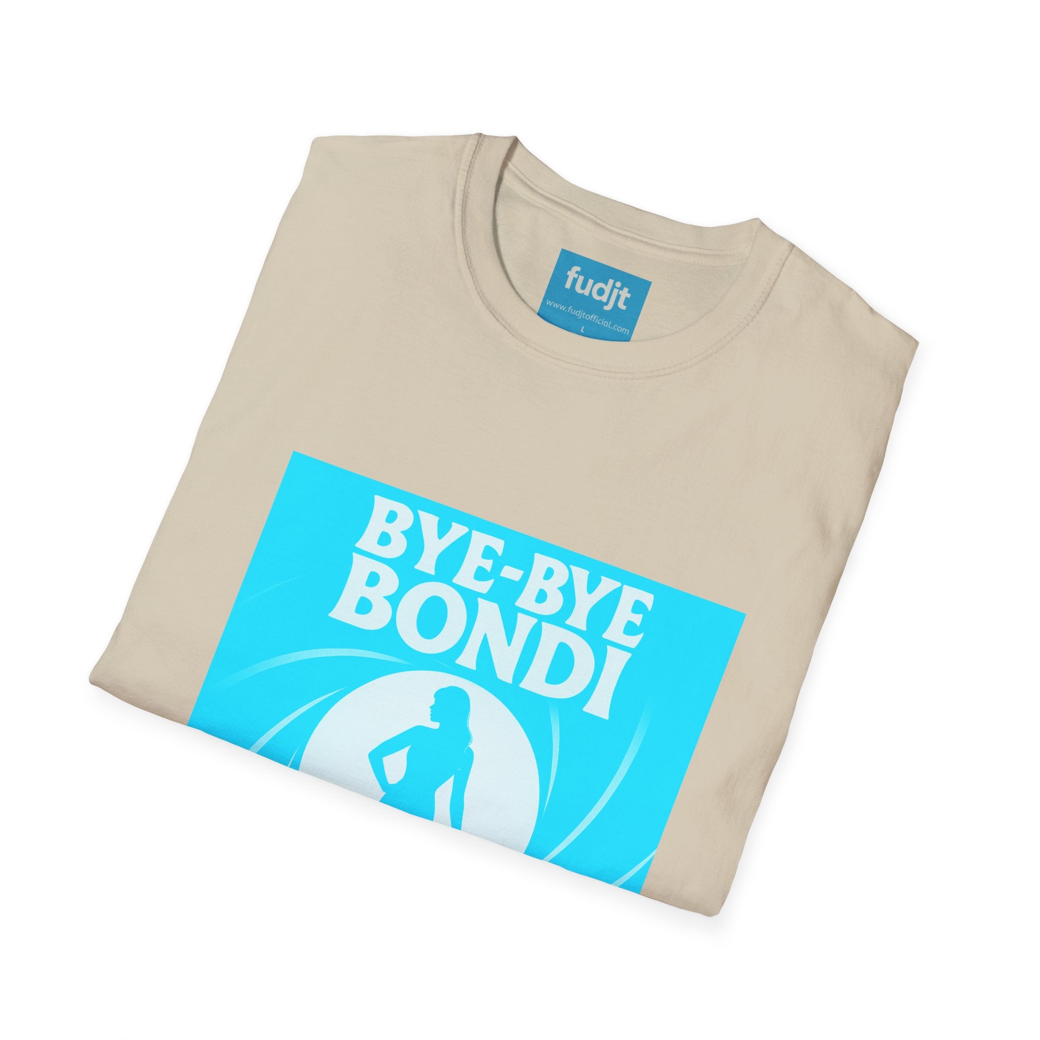 Bye-Bye Bondi | Blue Smoke Screen Retro fudjt Tee | 15 Colors