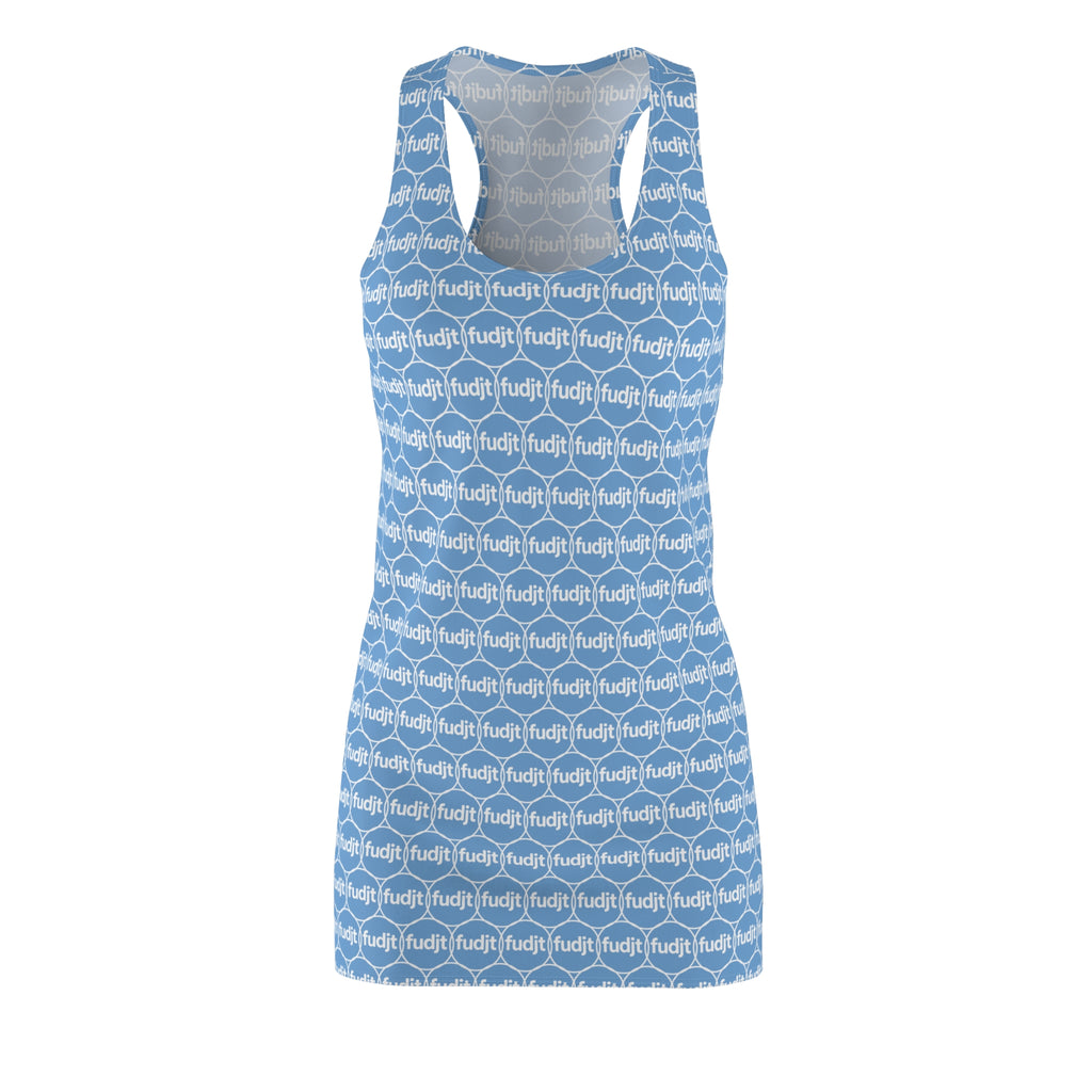 Light Blue fudjt Unbroken Chain 2.5 Chic Racerback Dress