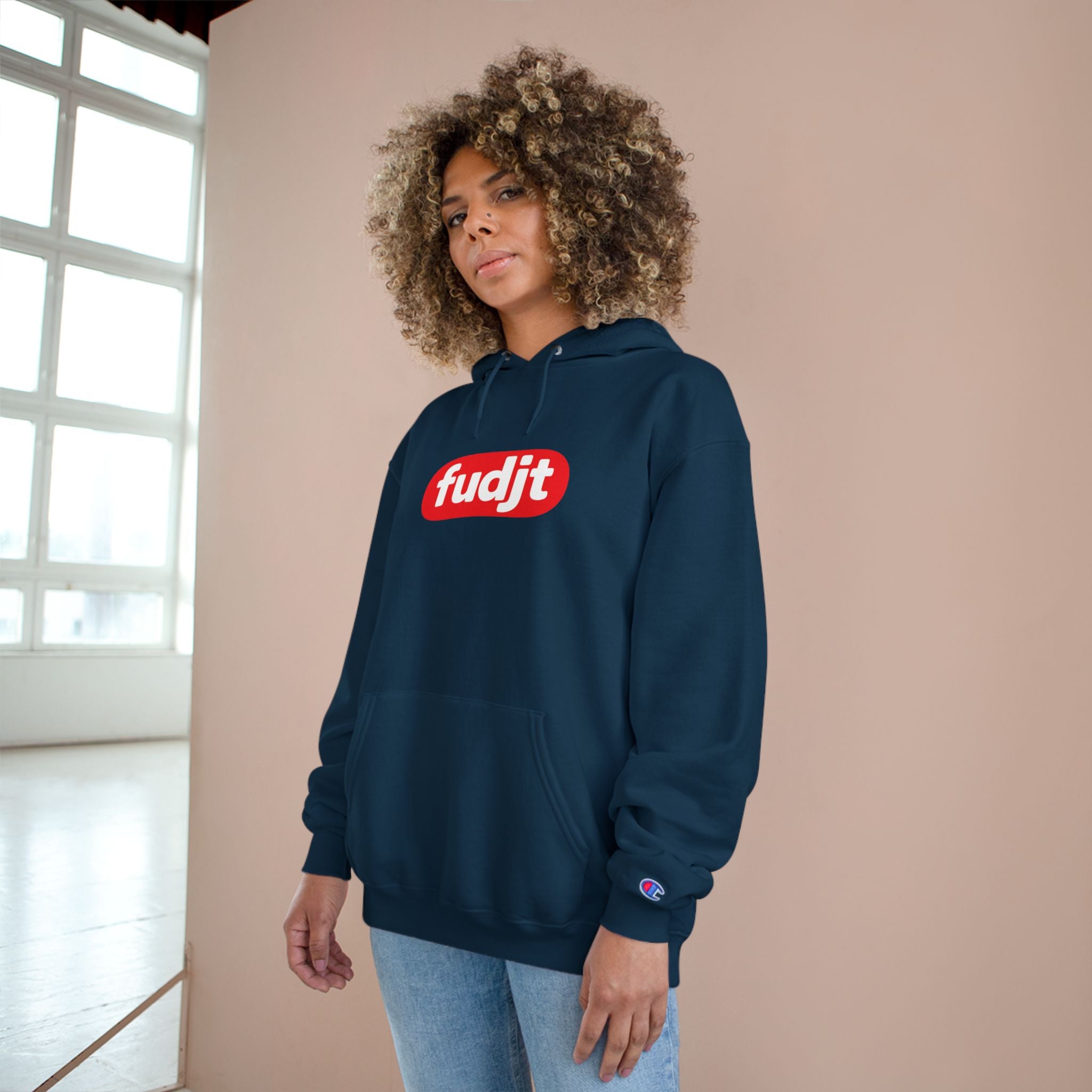 fudjt Anti-Supremacy Red Badge Champion Hoodie | 8 Colors
