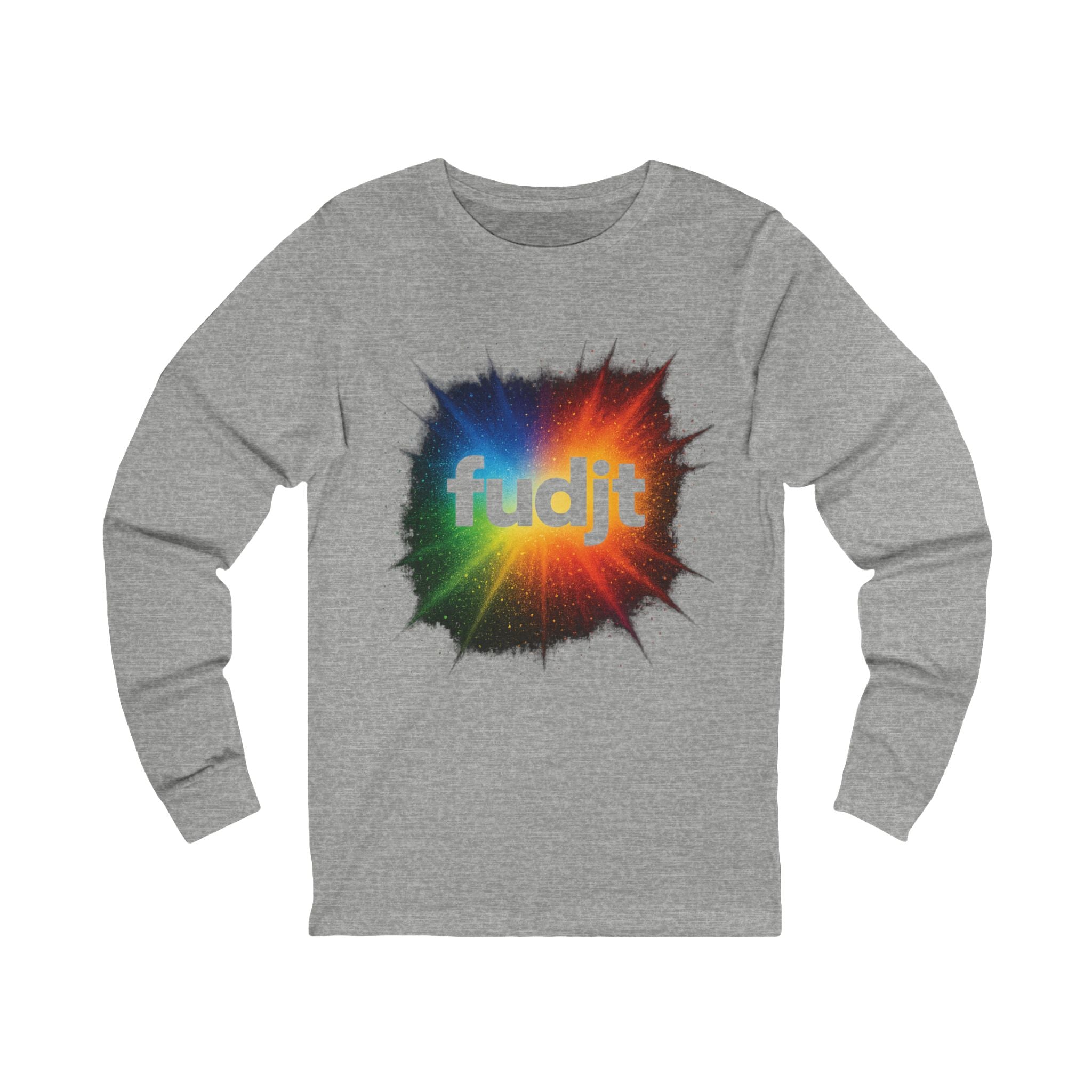 fudjt Burst of Empowerment Long Sleeve Tee | Universally Made for You | 12 Colors