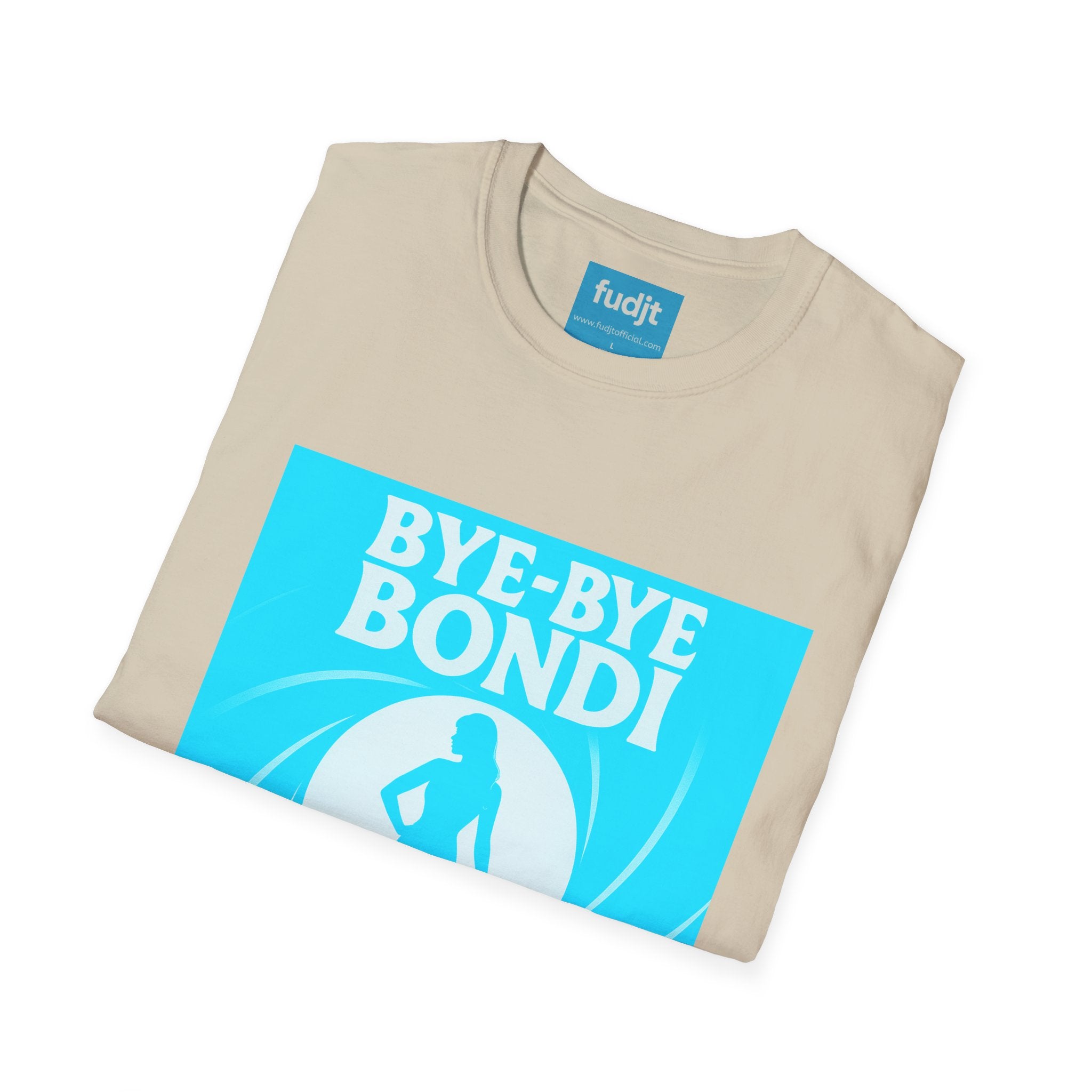 Bye-Bye Bondi | Blue Smoke Screen Retro fudjt Tee | 15 Colors