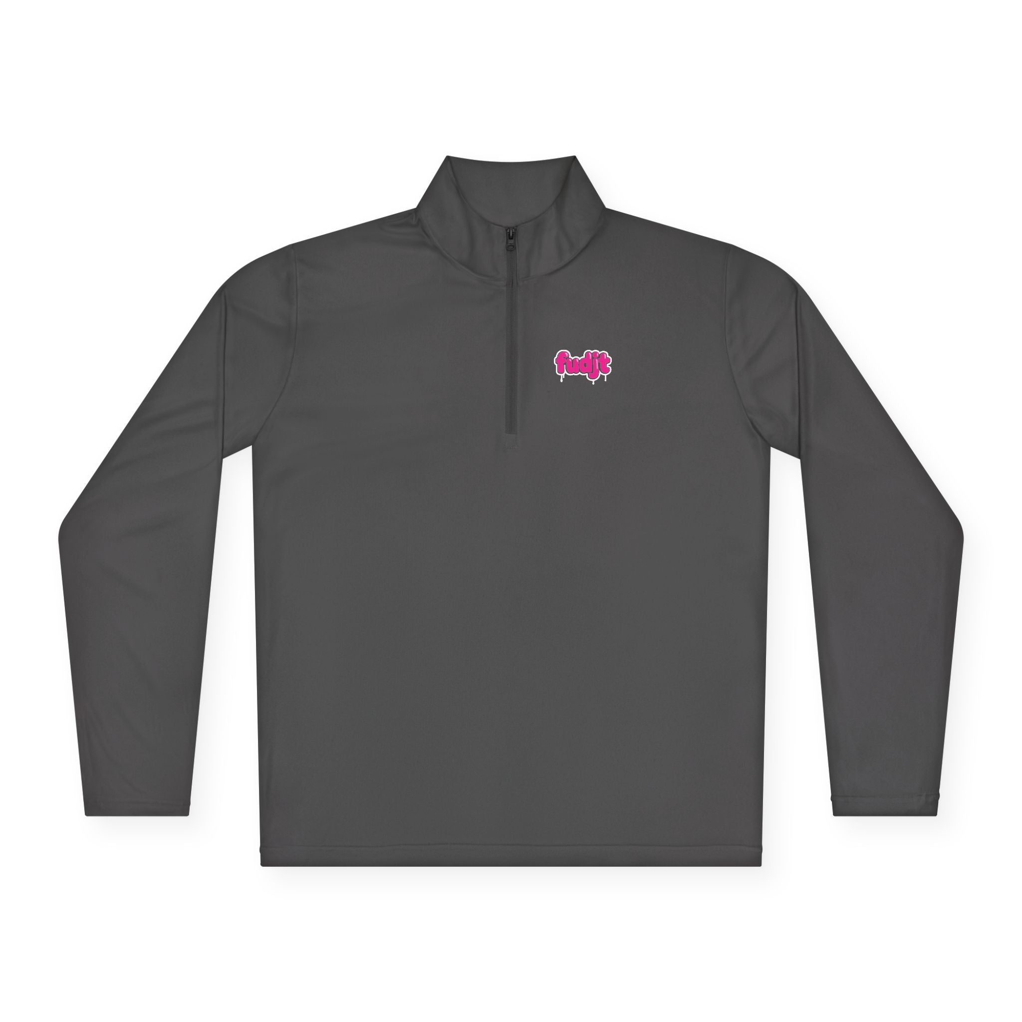 Quarter-Zip Performance Pullover | Pink Drip fudjt | Bold Backside | 7 Colors