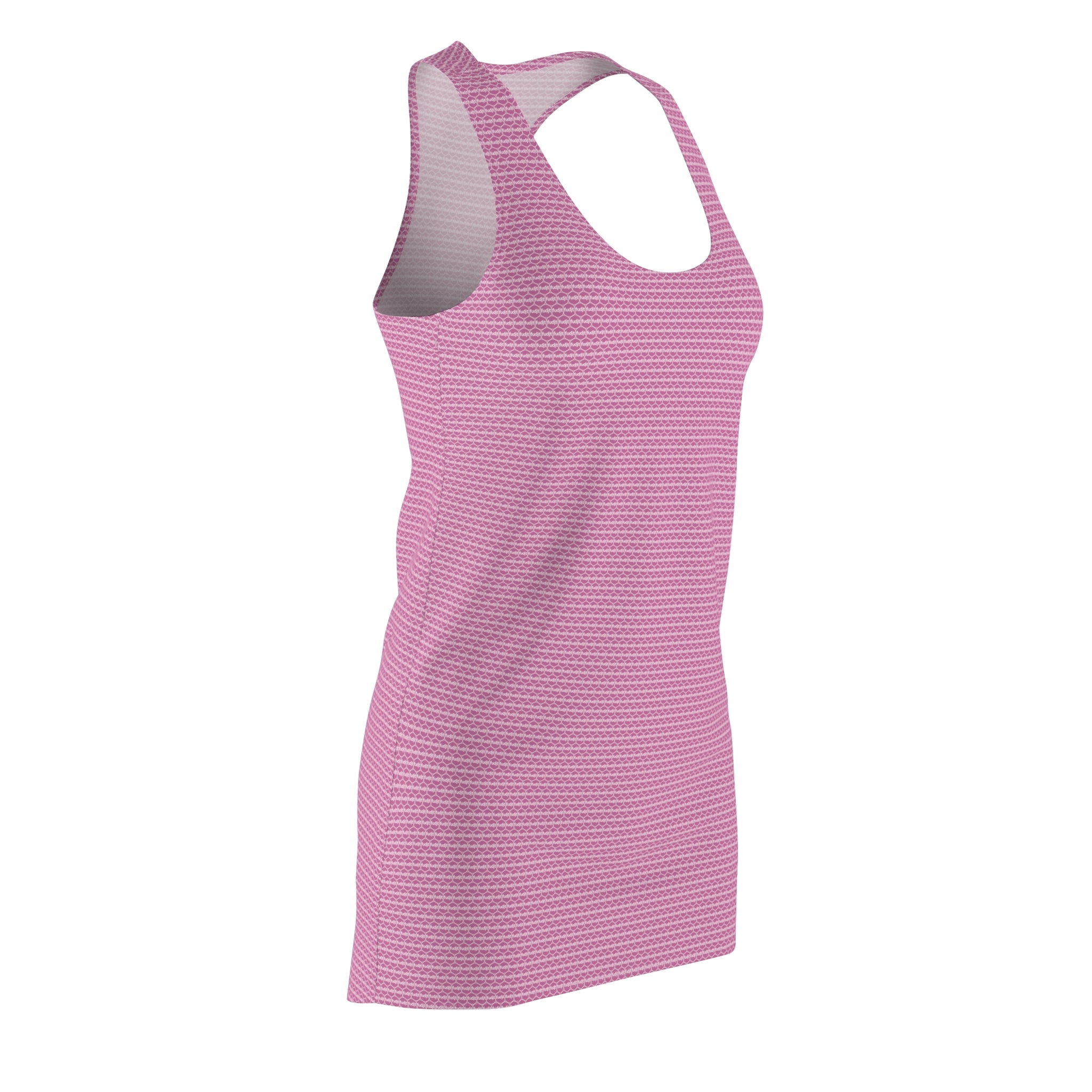 Light Pink fudjt Unbroken Chain .5 Chic Racerback Dress