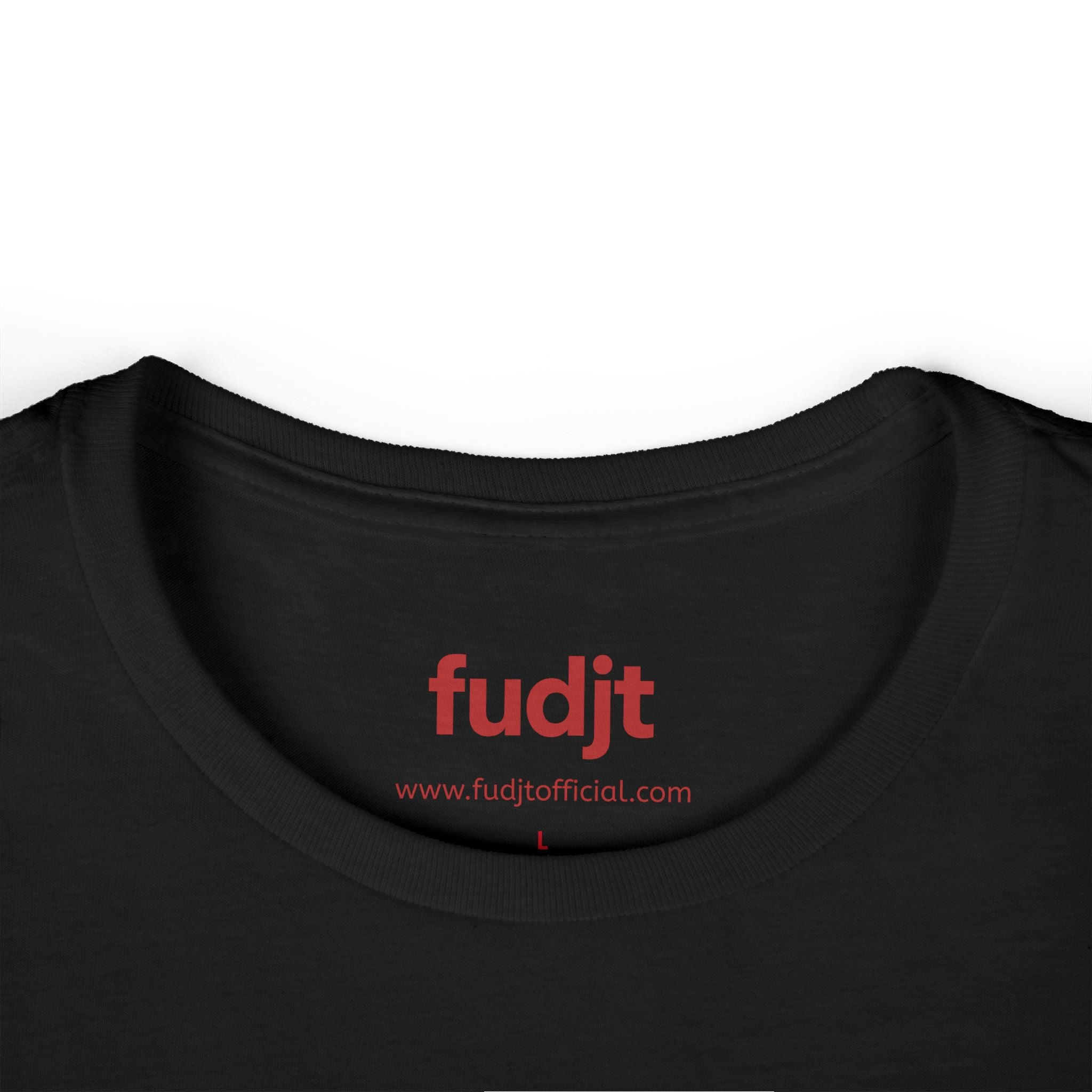 Women's Red fudjt logo Comfy Stylie Tee | 11 Colors