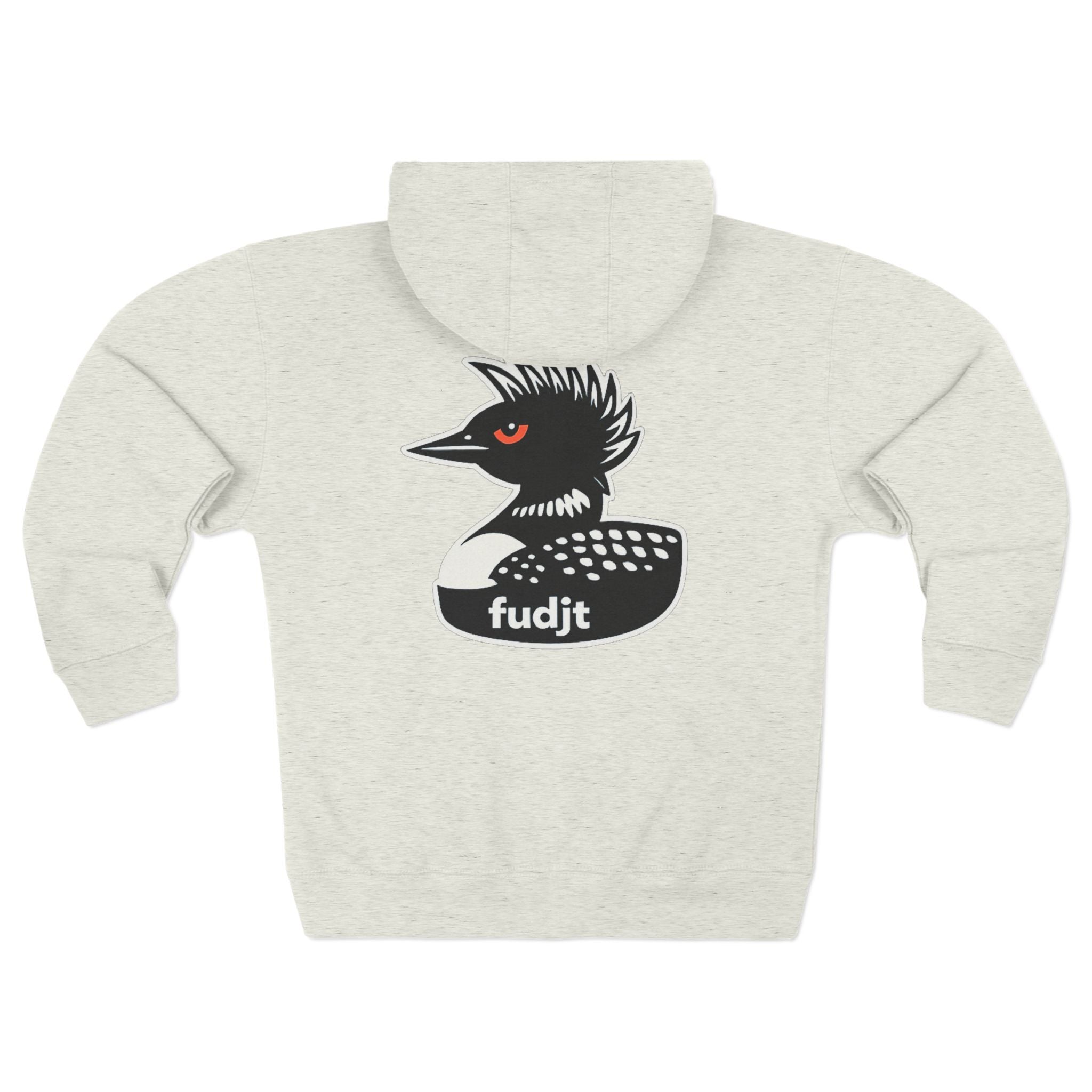fudjt Rebel Loon Decoy Zip Hoodie | Front & Back Graphic | 9 Colors