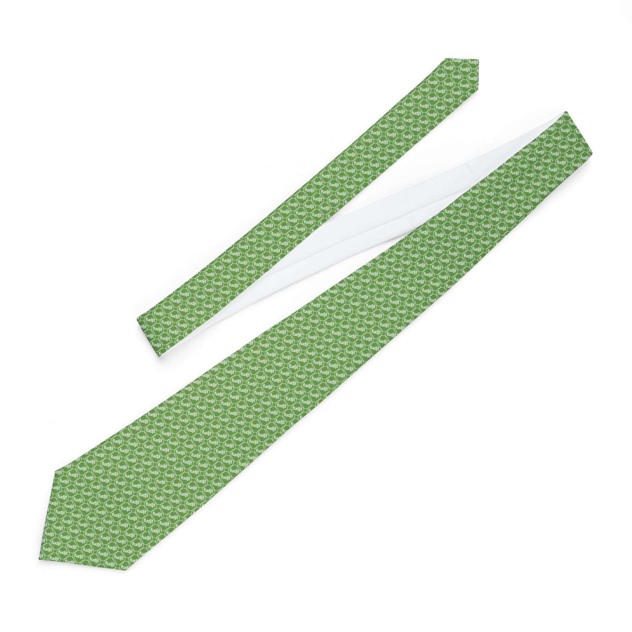 Green Unbroken Chain fudjt Necktie 315