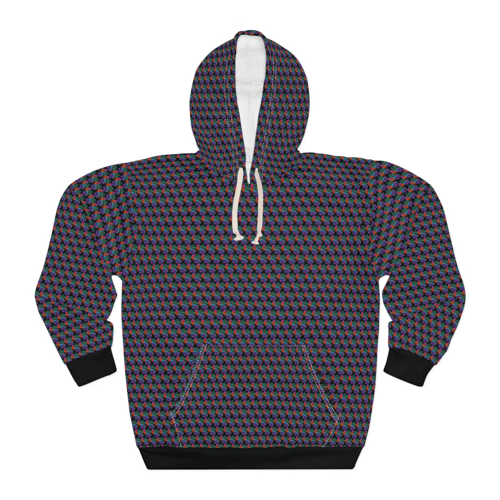 fudjt No Kings Clown Town Hoodie | All Over Black Stagger Lee 1-45