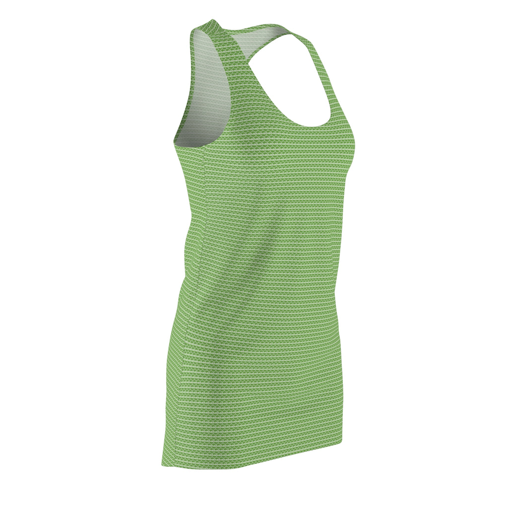 Green fudjt Unbroken Chain .5 Chic Racerback Dress