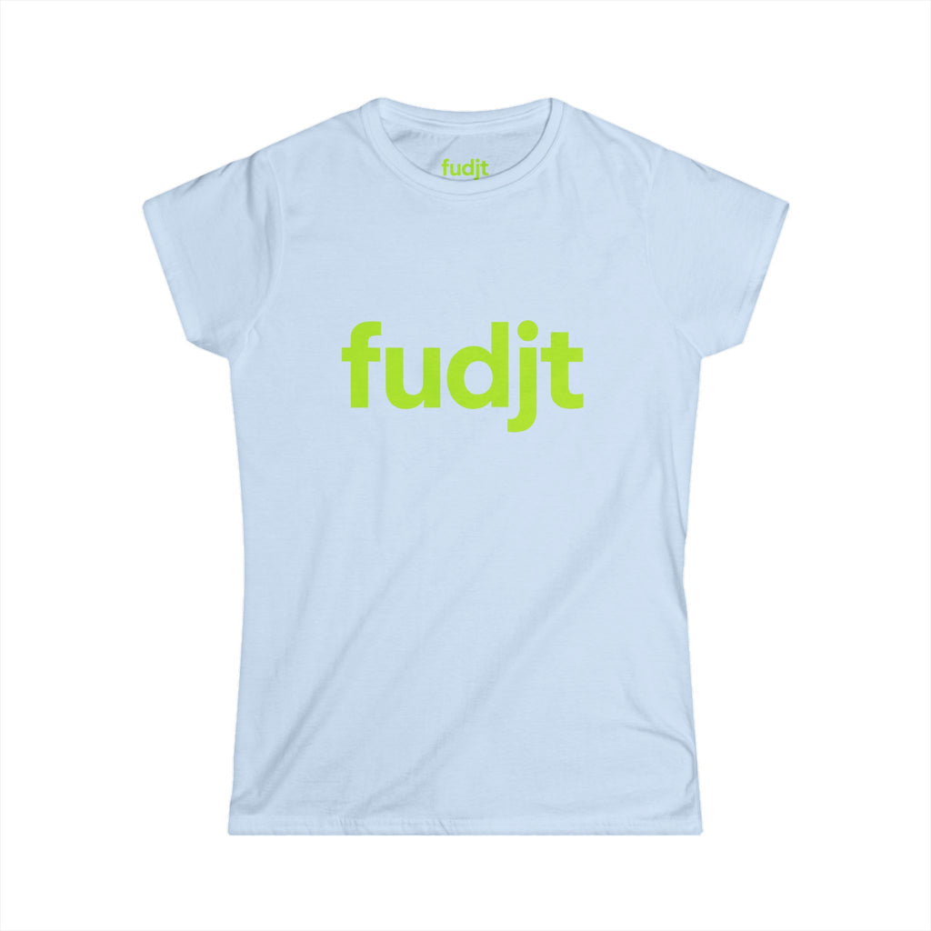 Women's Lime fudjt logo Comfy Stylie Tee | 12 Colors