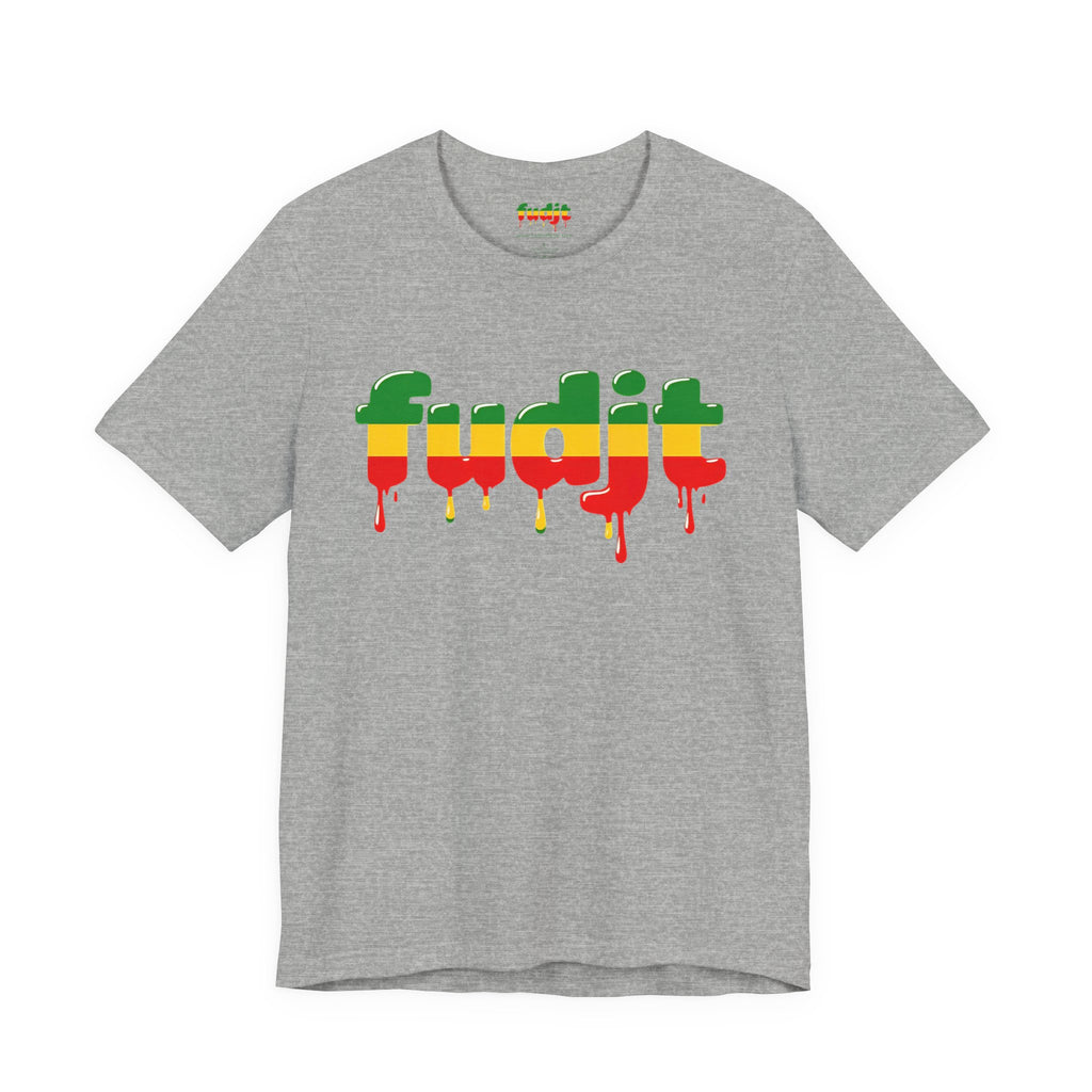 fudit Drip Logo Tee (Rasta Colors)
