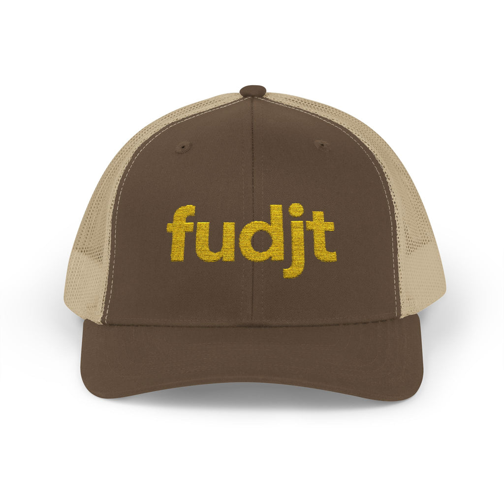 Gold fudjt logo Snapback Trucker Cap | 6 Colors
