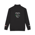 fudjt Rebel Loon Naturescape Embroidered Quarter-Zip Fleece Pullover | Black