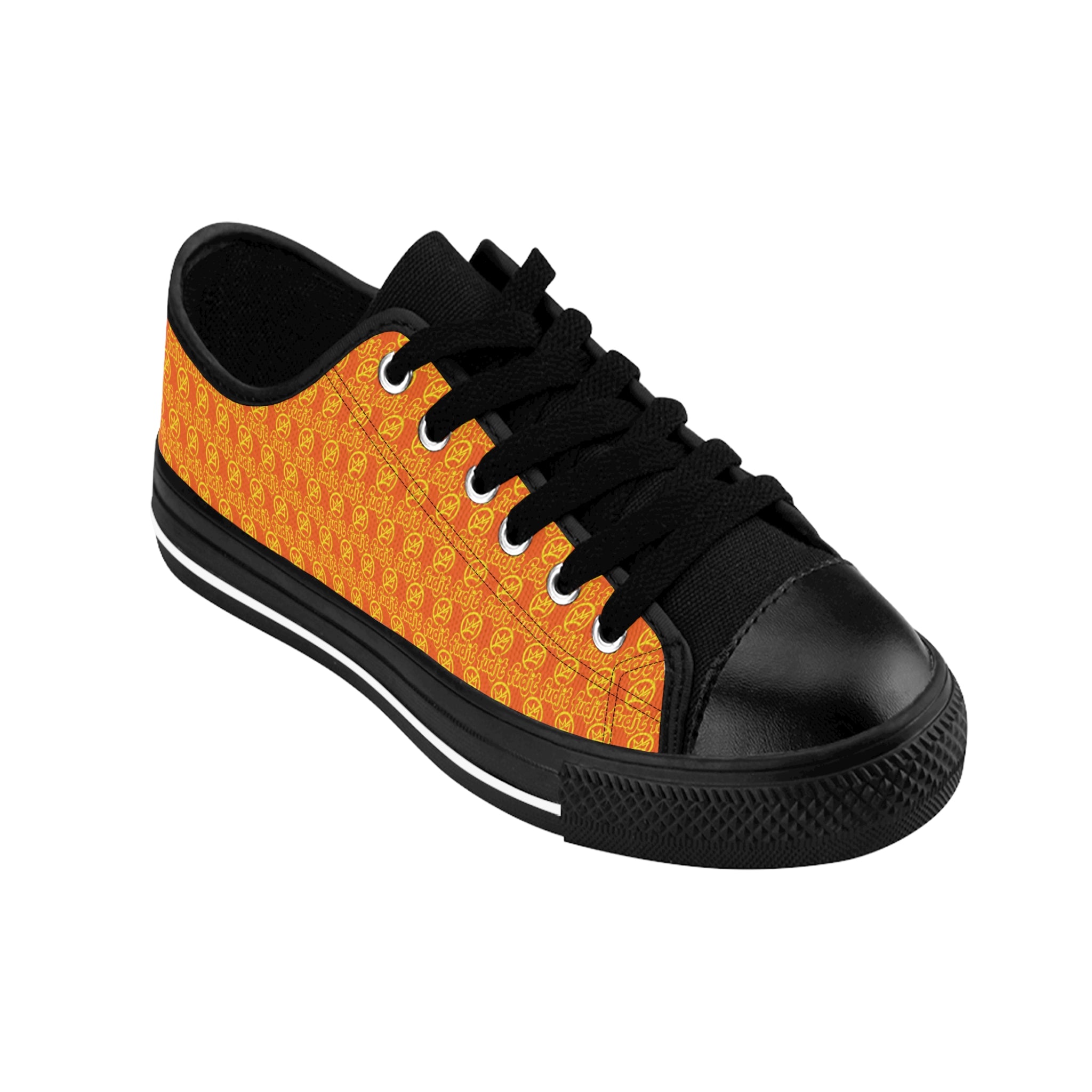 Orange Golden fudjt No Kings Street Style Sneakers | Men & Boys All Over .5 Low Top