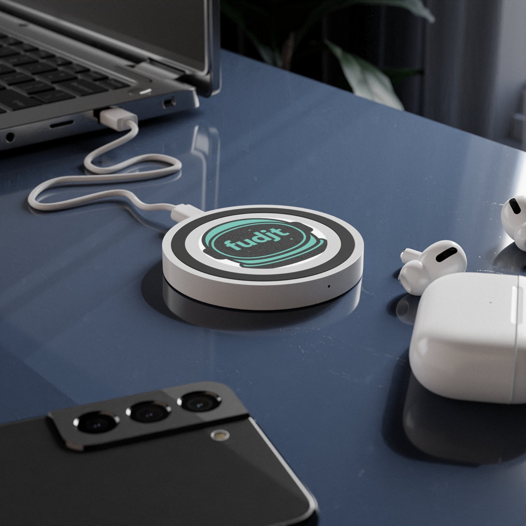 Space fudjt Wireless Charging Pad for Android & iPhone