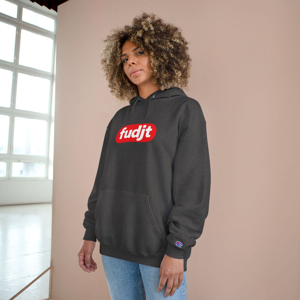 fudjt Anti-Supremacy Red Badge Champion Hoodie | 8 Colors