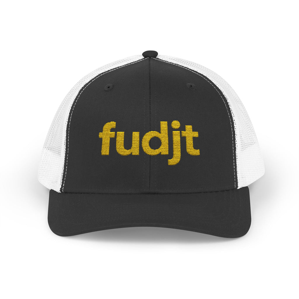 Gold fudjt logo Snapback Trucker Cap | 6 Colors