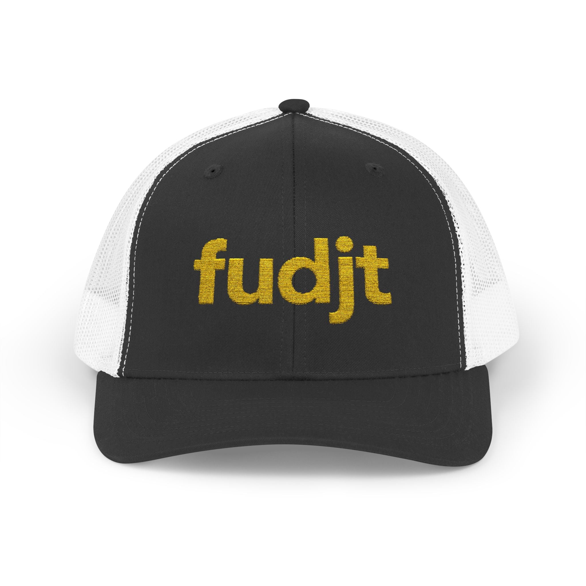 Gold fudjt logo Snapback Trucker Cap | 6 Colors